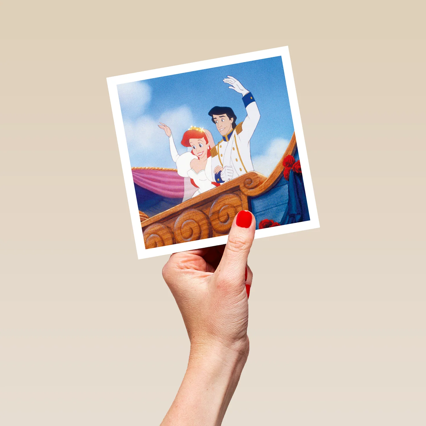 Personalised Disney The Little Mermaid Ariel & Prince Eric Greeting Card - Image 5