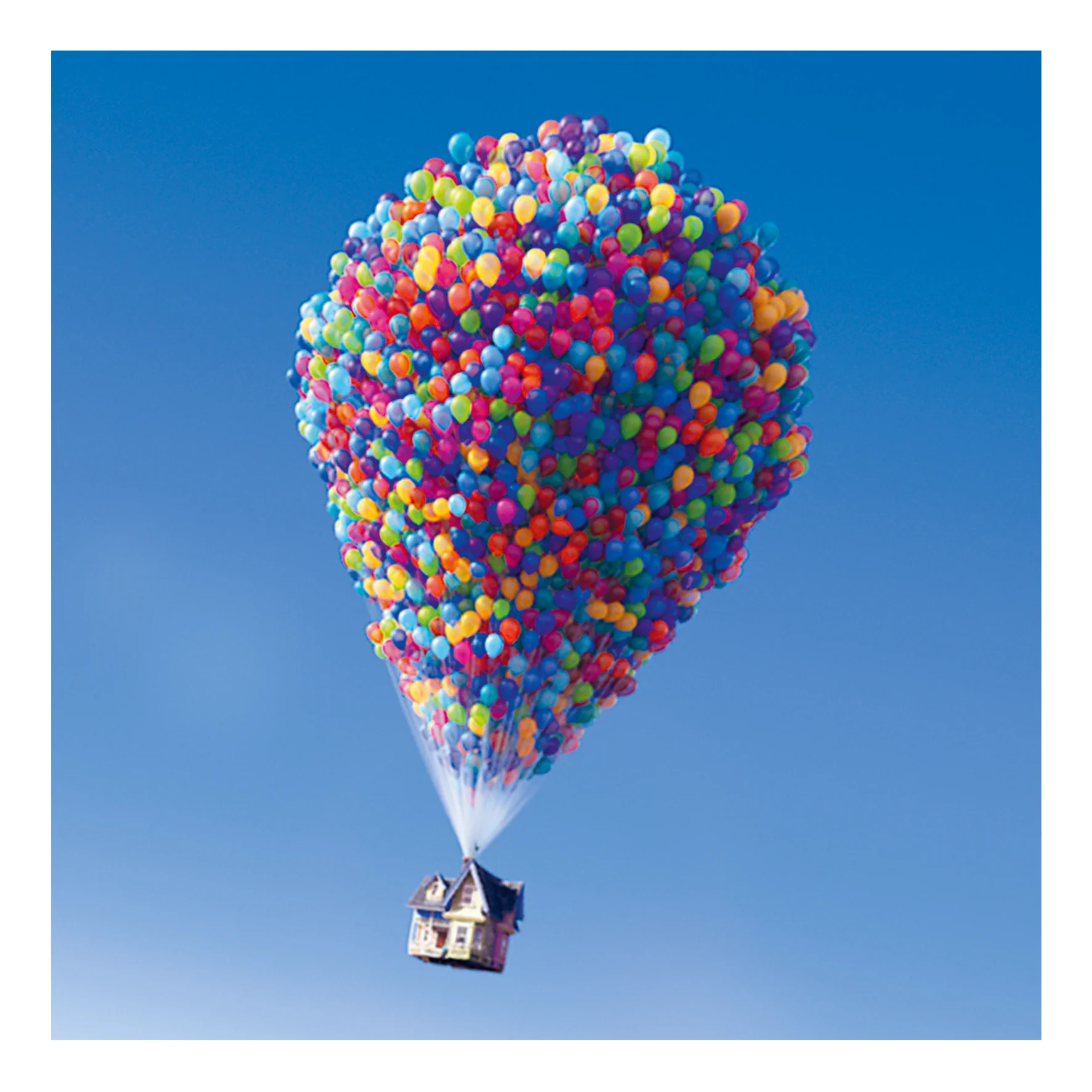 Personalised Disney Up House & Balloons Greeting Card