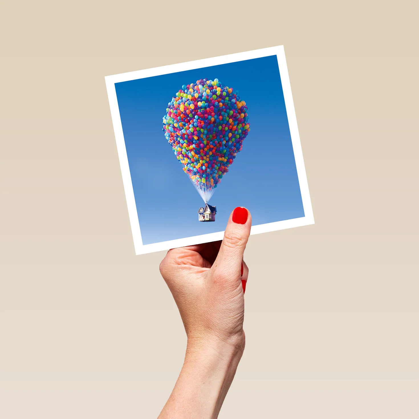 Personalised Disney Up House & Balloons Greeting Card - Image 5