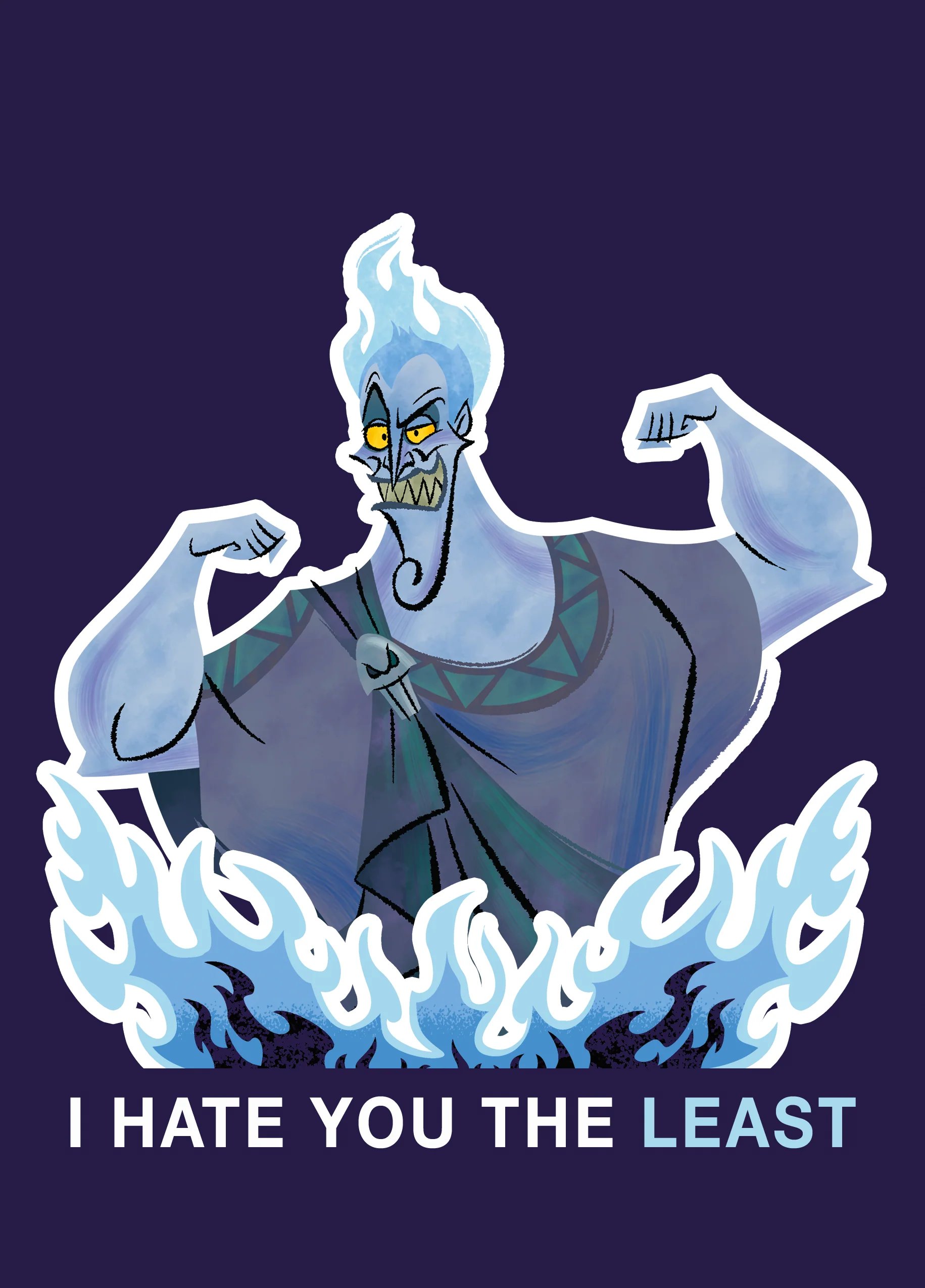 Personalised Disney Villain Hades Birthday Card