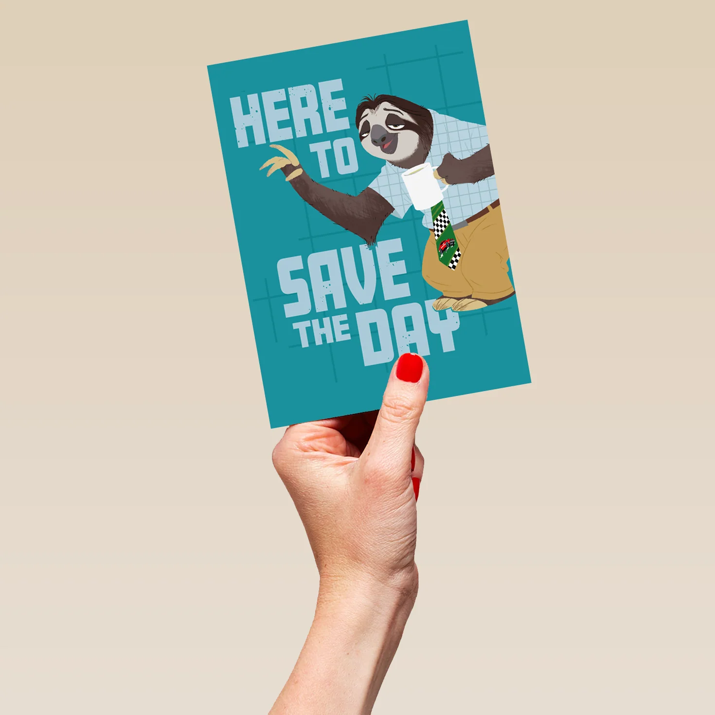 Personalised Disney Zootropolis Flash Card for Kids - Image 5