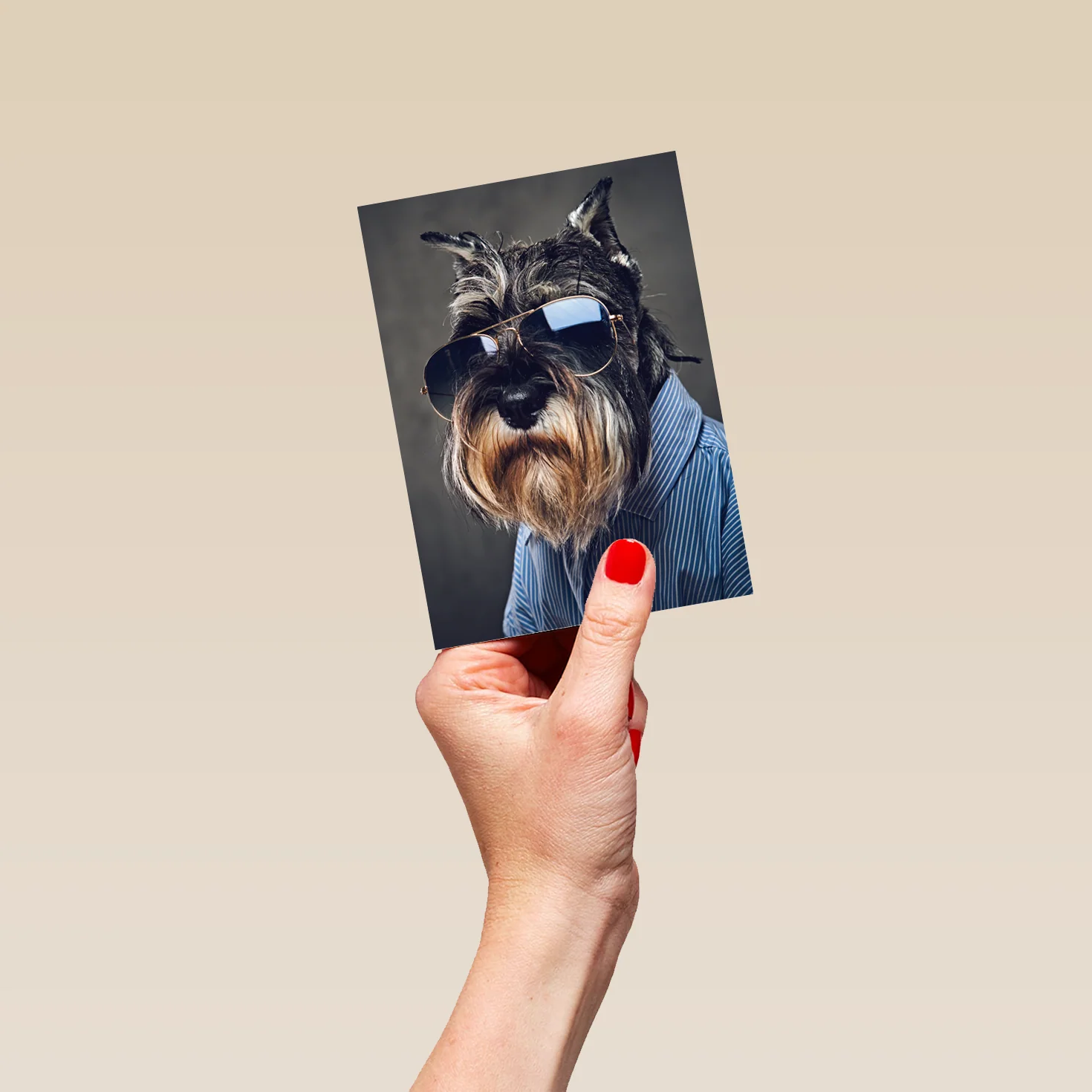 Personalised Dog Wearing Sunglasses Card - Image 4
