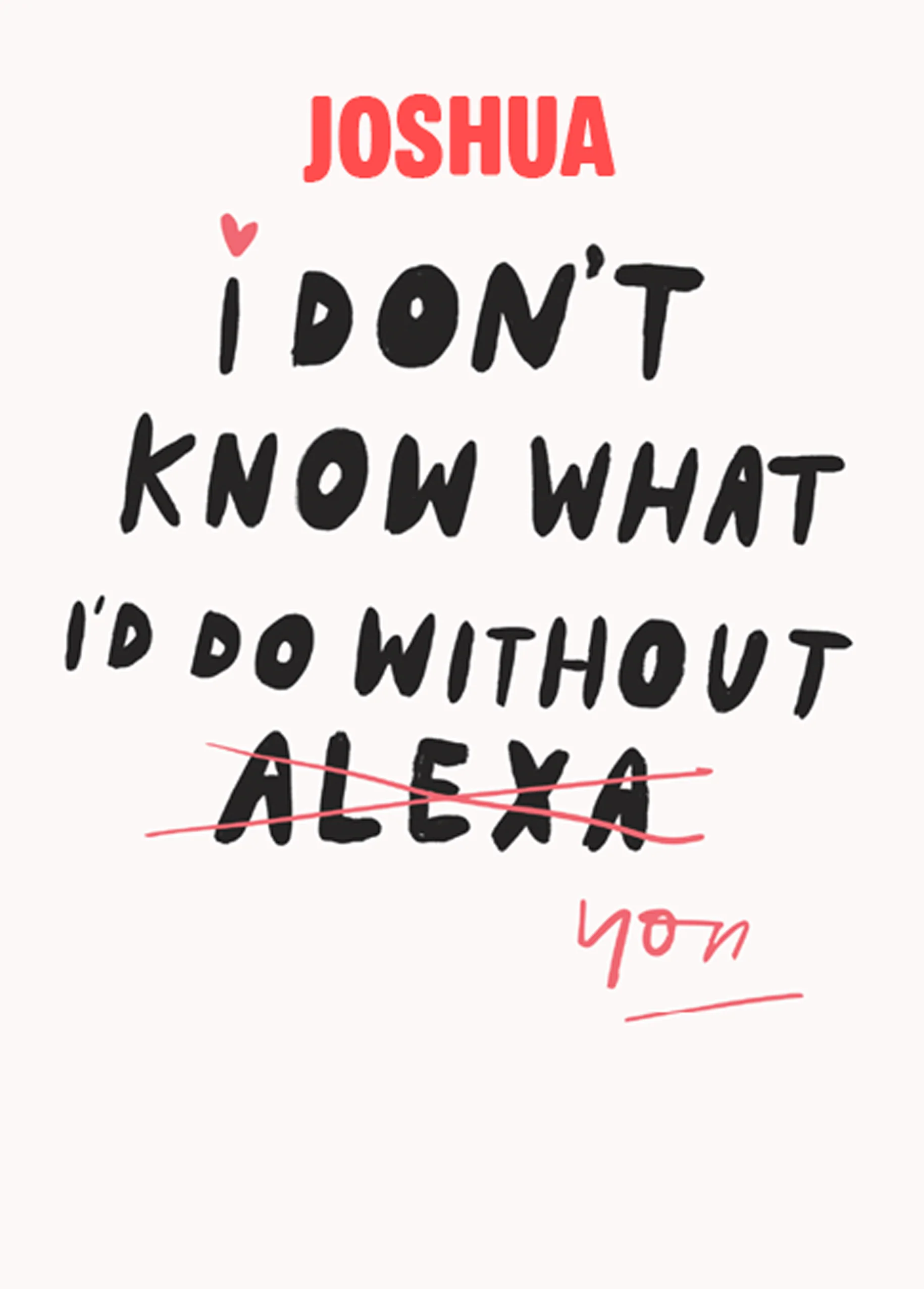 Personalised Don't Know What I'd Do Husband Card