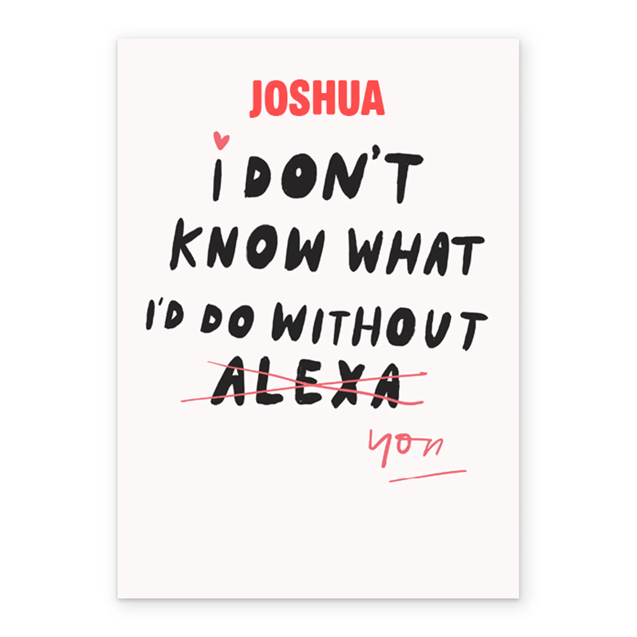 Personalised Don't Know What I'd Do Husband Card - Image 2