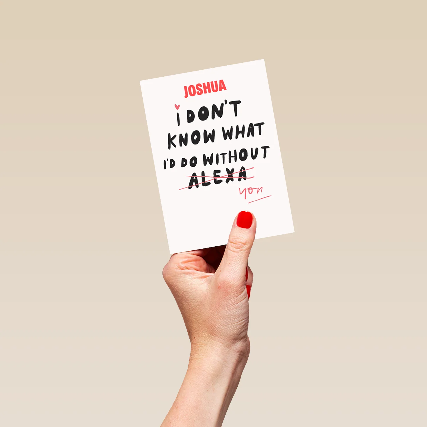 Personalised Don't Know What I'd Do Husband Card - Image 4