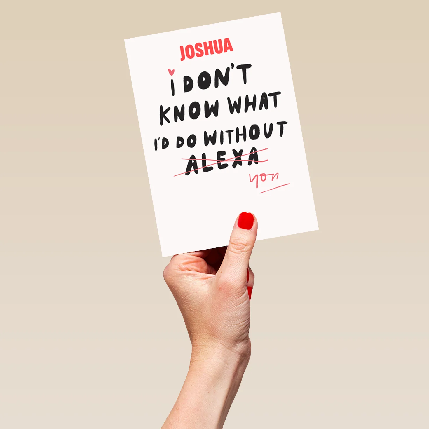 Personalised Don't Know What I'd Do Husband Card - Image 5