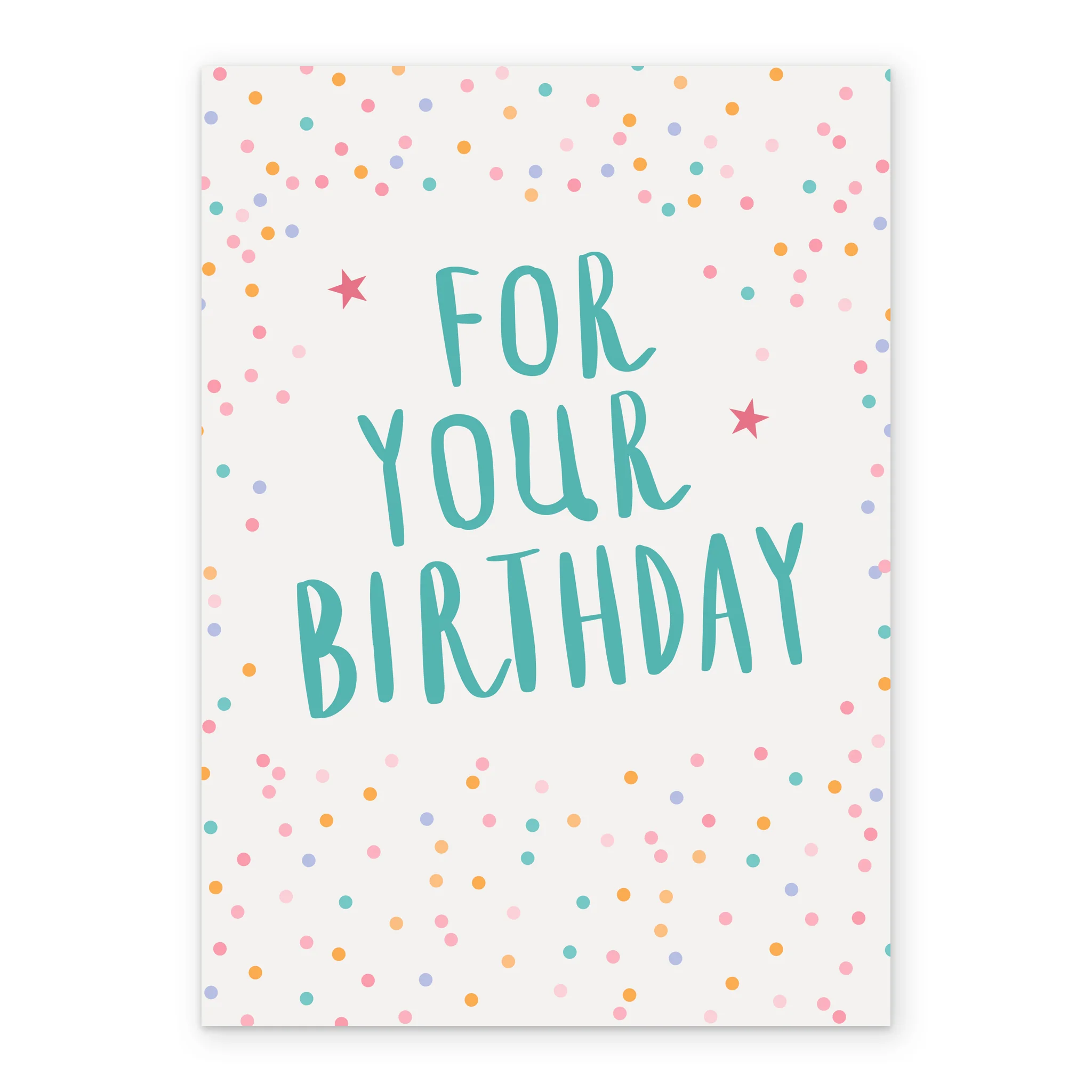 Personalised Dotted Typography For Your Birthday Card - Image 2