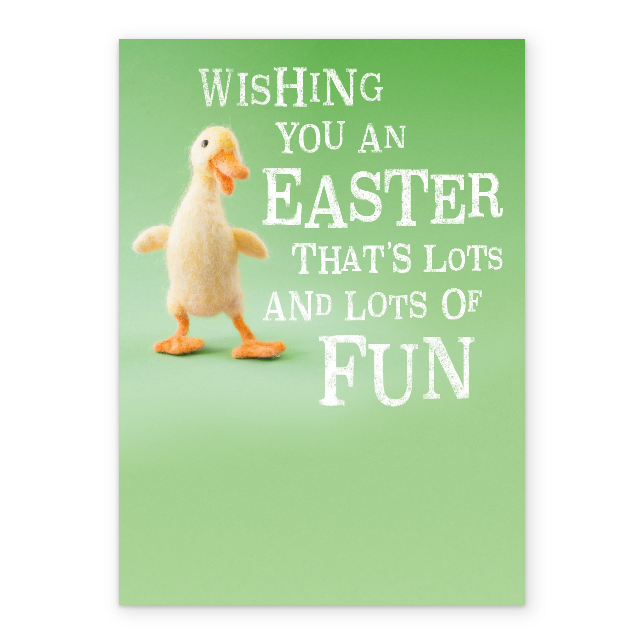 Personalised Duckling Wishing Lots Of Fun Easter Card - Image 2