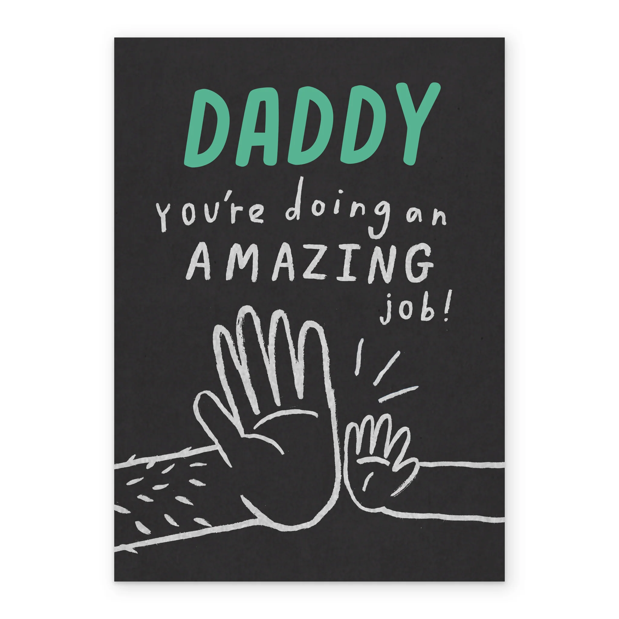 Personalised & Editable Andy's Man Club High Five Daddy Birthday Card - Image 2