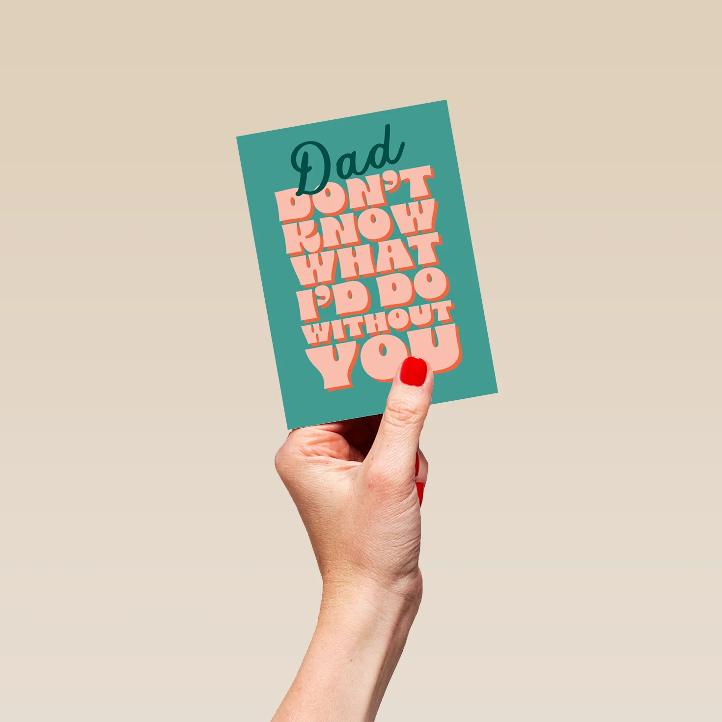 Personalised & Editable Andy's Man Club Word Art Dad Birthday Card - Image 4