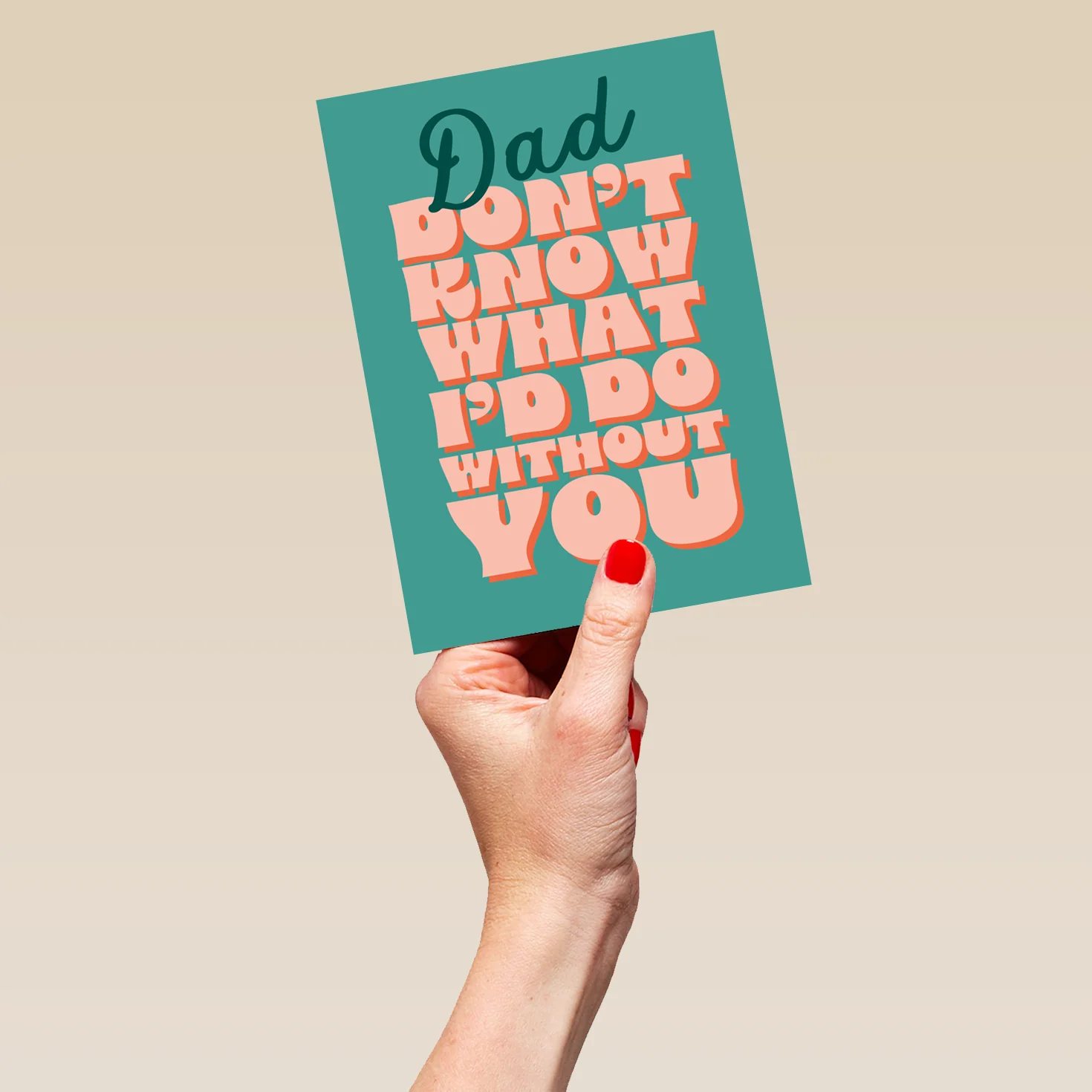 Personalised & Editable Andy's Man Club Word Art Dad Birthday Card - Image 5