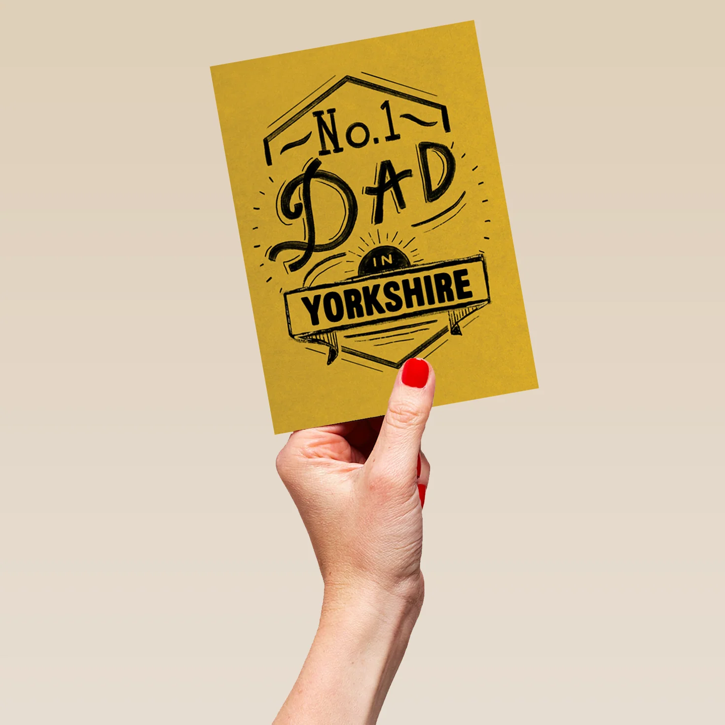Personalised Editable Best In Region Father's Day Card For Dad - Image 5
