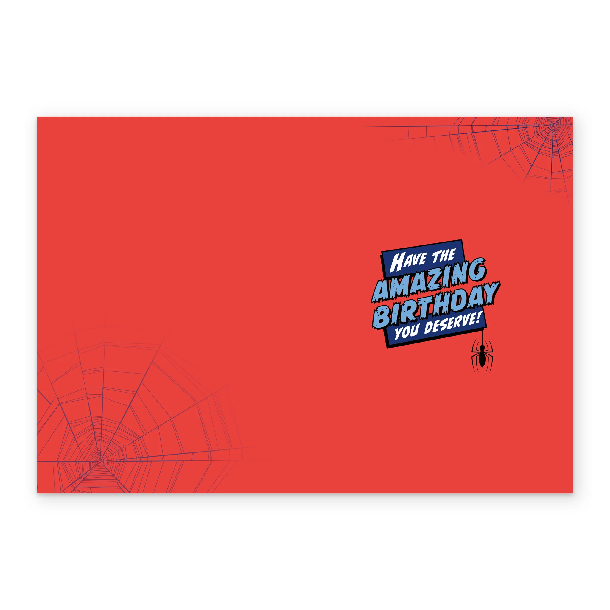 Personalised Editable Birthday Card for Brother - MARVEL Spider-Man Design - Image 3