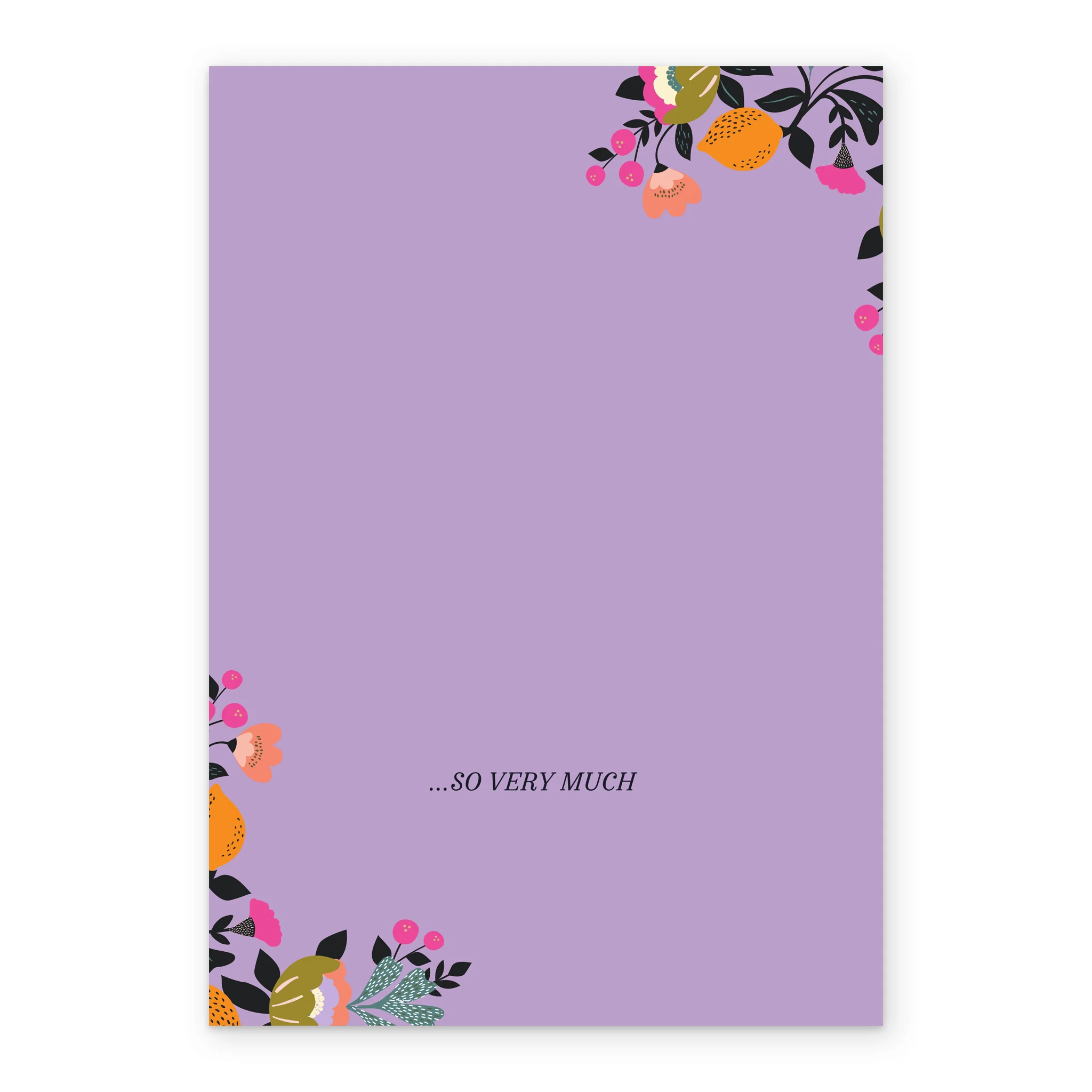Personalised Editable Blooming Botanicals Thank You Card - Image 3