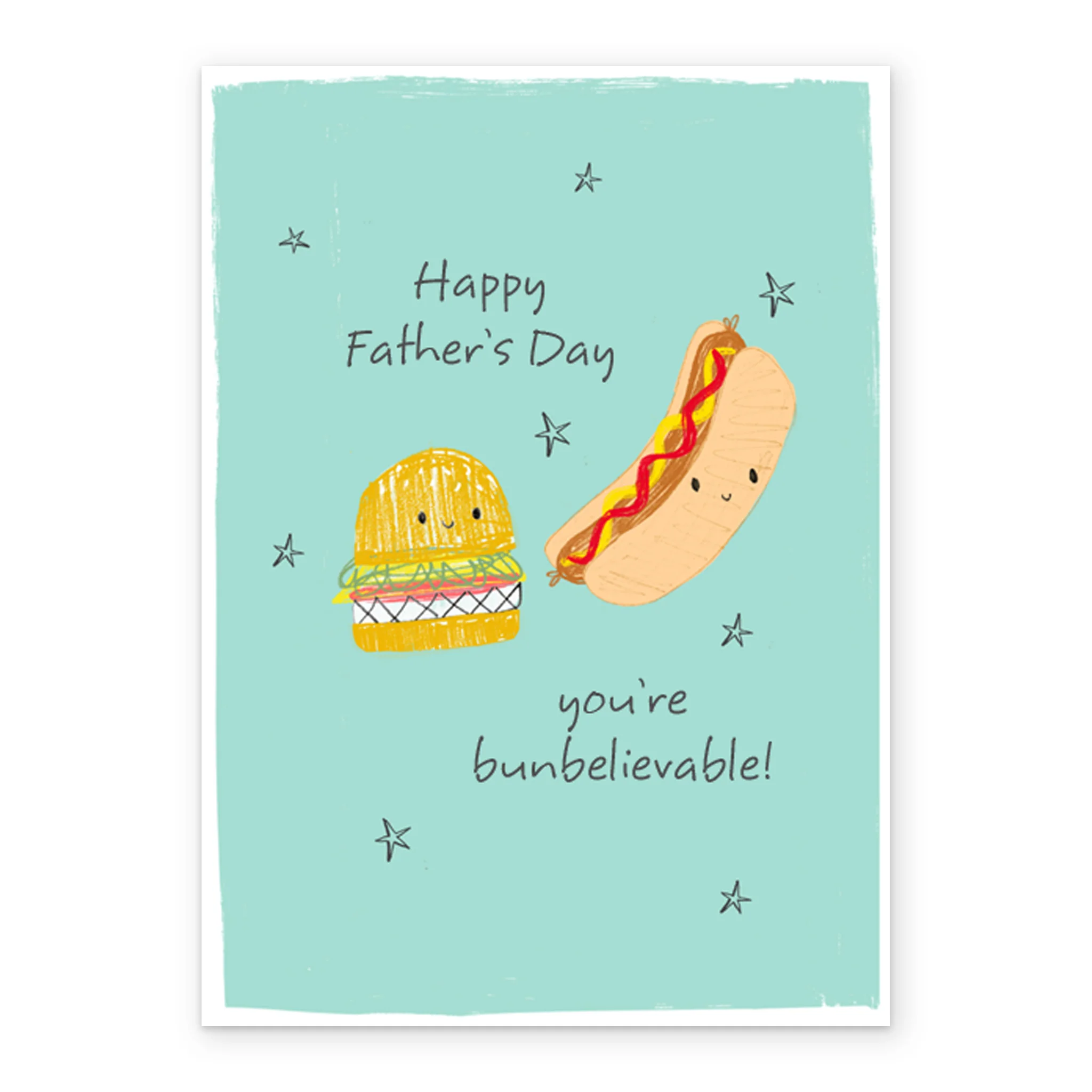 Personalised Editable Burger Father's Day Card - Image 2