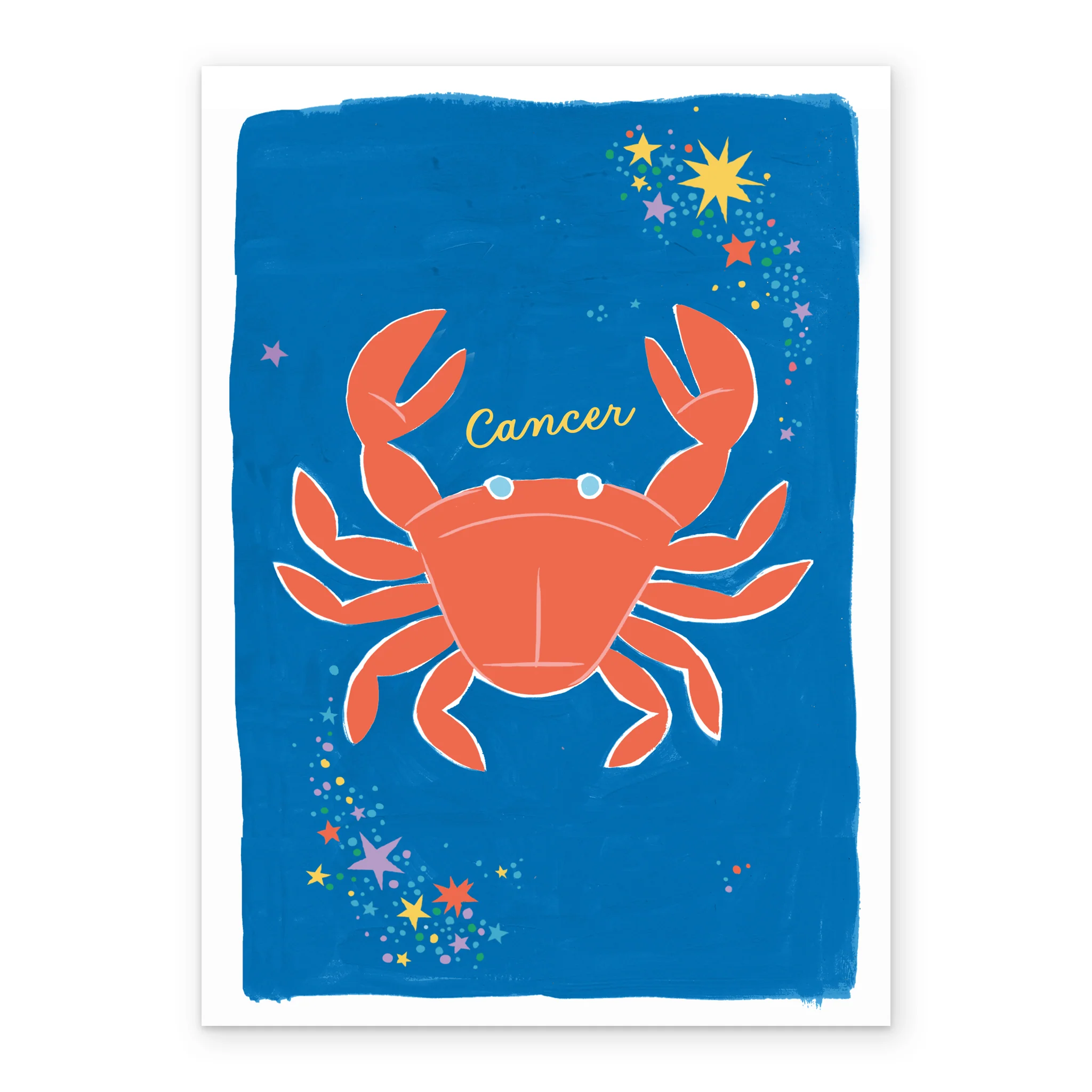 Personalised & Editable Cancer Crab Birthday Card - Image 2
