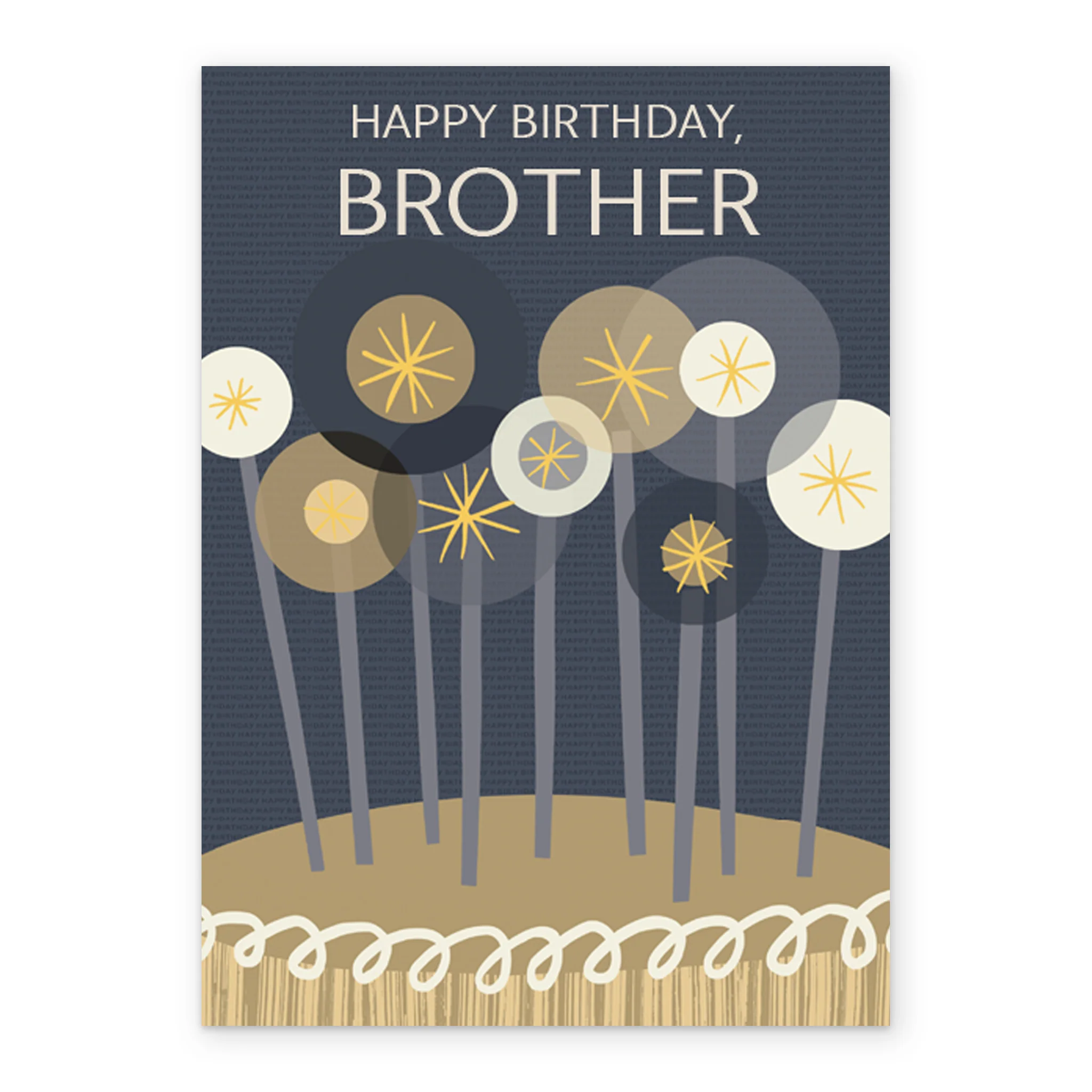 Personalised Editable Celebration Birthday Card For Brother - Image 2