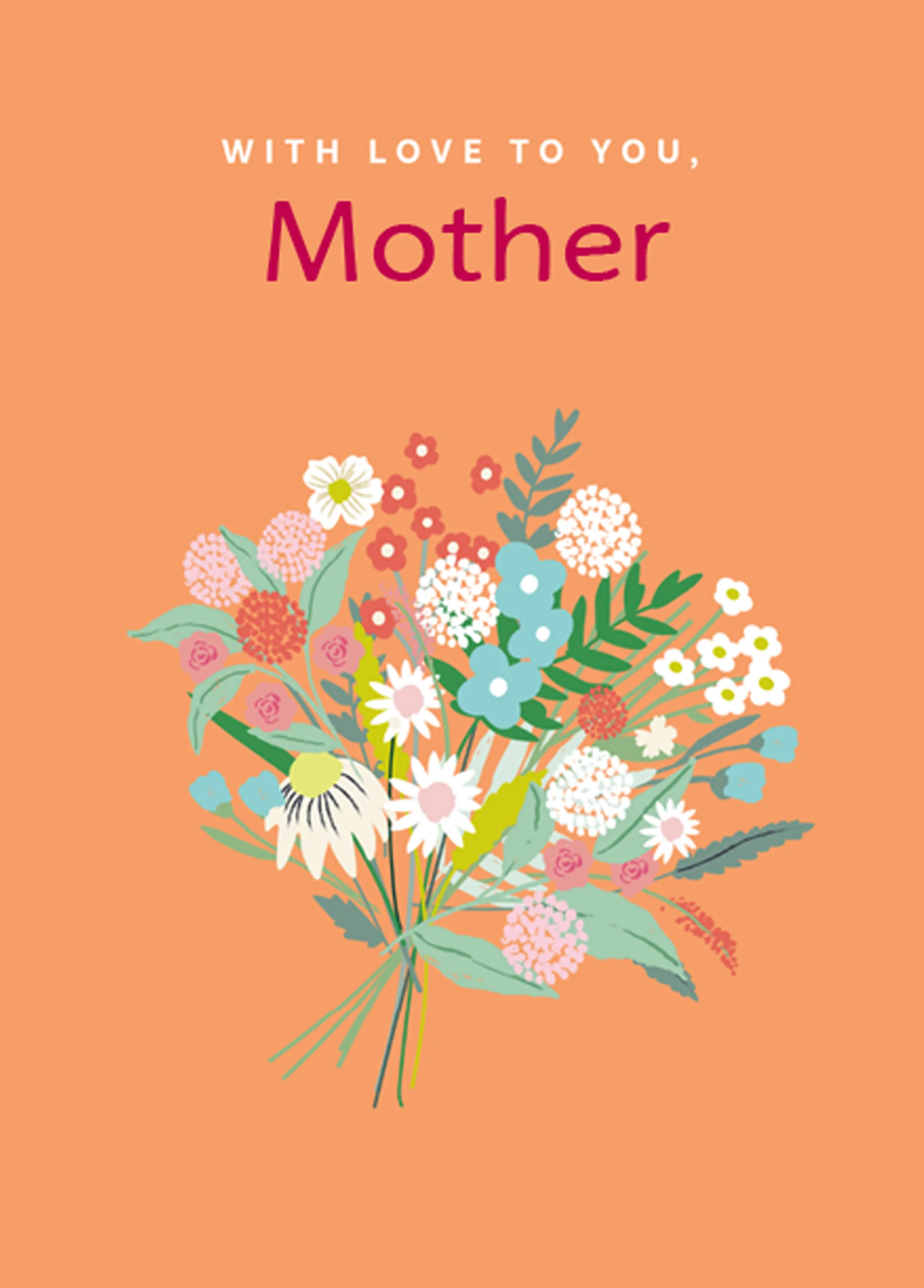Personalised Editable Classic Bouquet Of Flowers Birthday Card For Mother