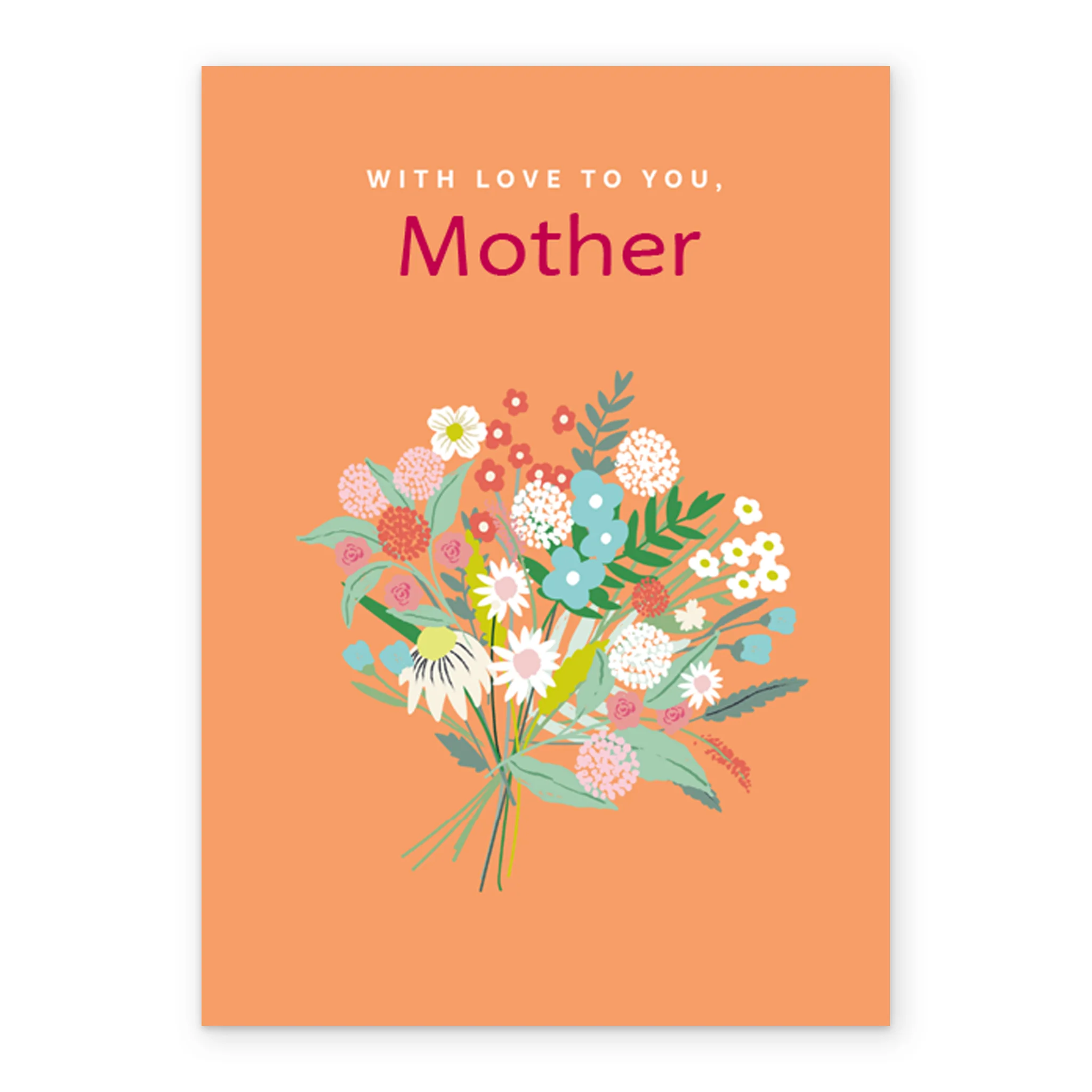 Personalised Editable Classic Bouquet Of Flowers Birthday Card For Mother - Image 2