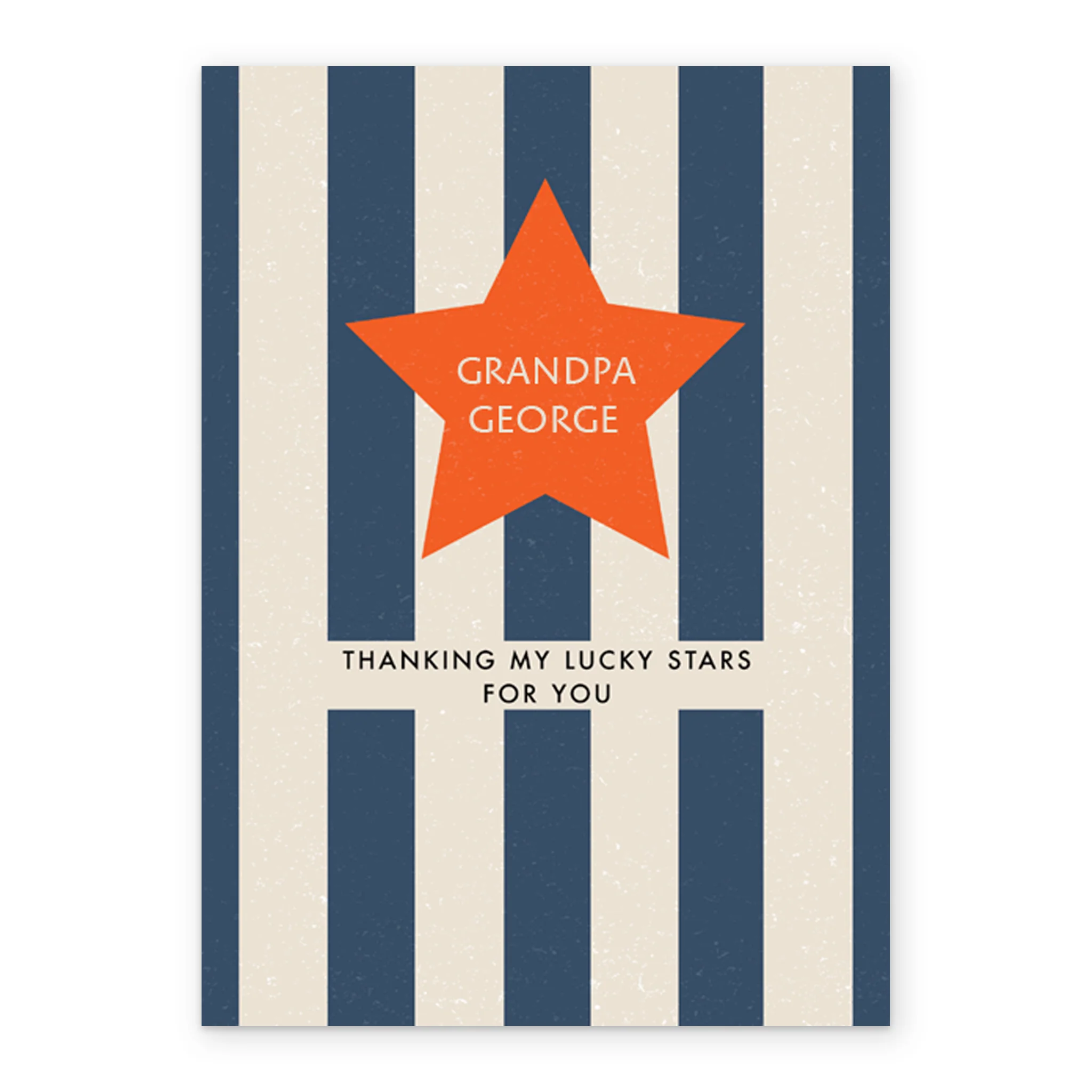 Personalised Editable Classic Father's Day Card For Grandpa - Image 2
