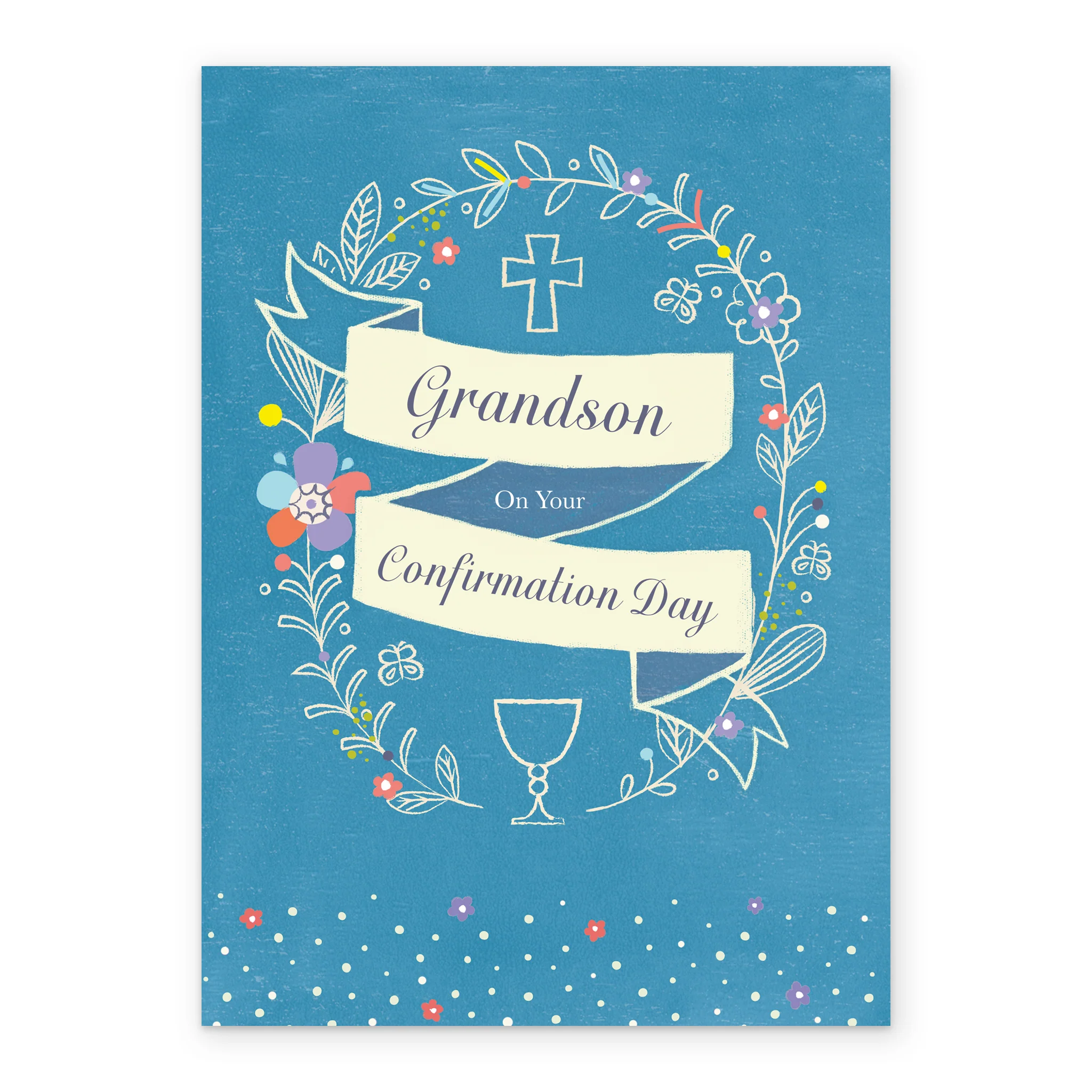 Personalised Editable Confirmation Card for Grandson - Image 2