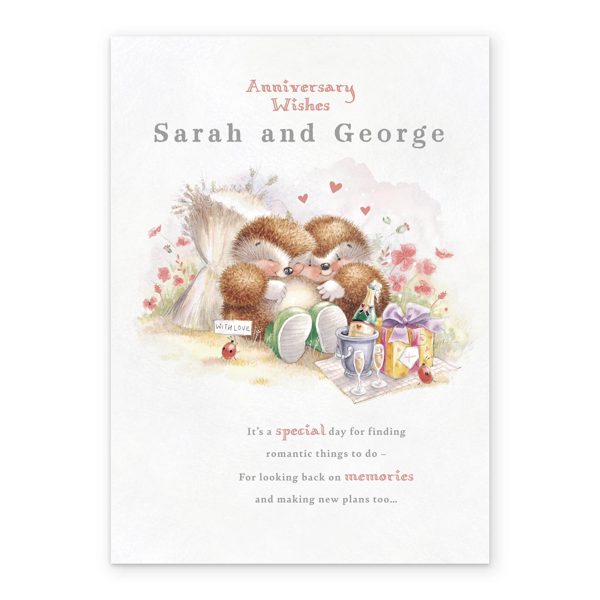 Personalised & Editable Country Companions Anniversary Card - Image 2