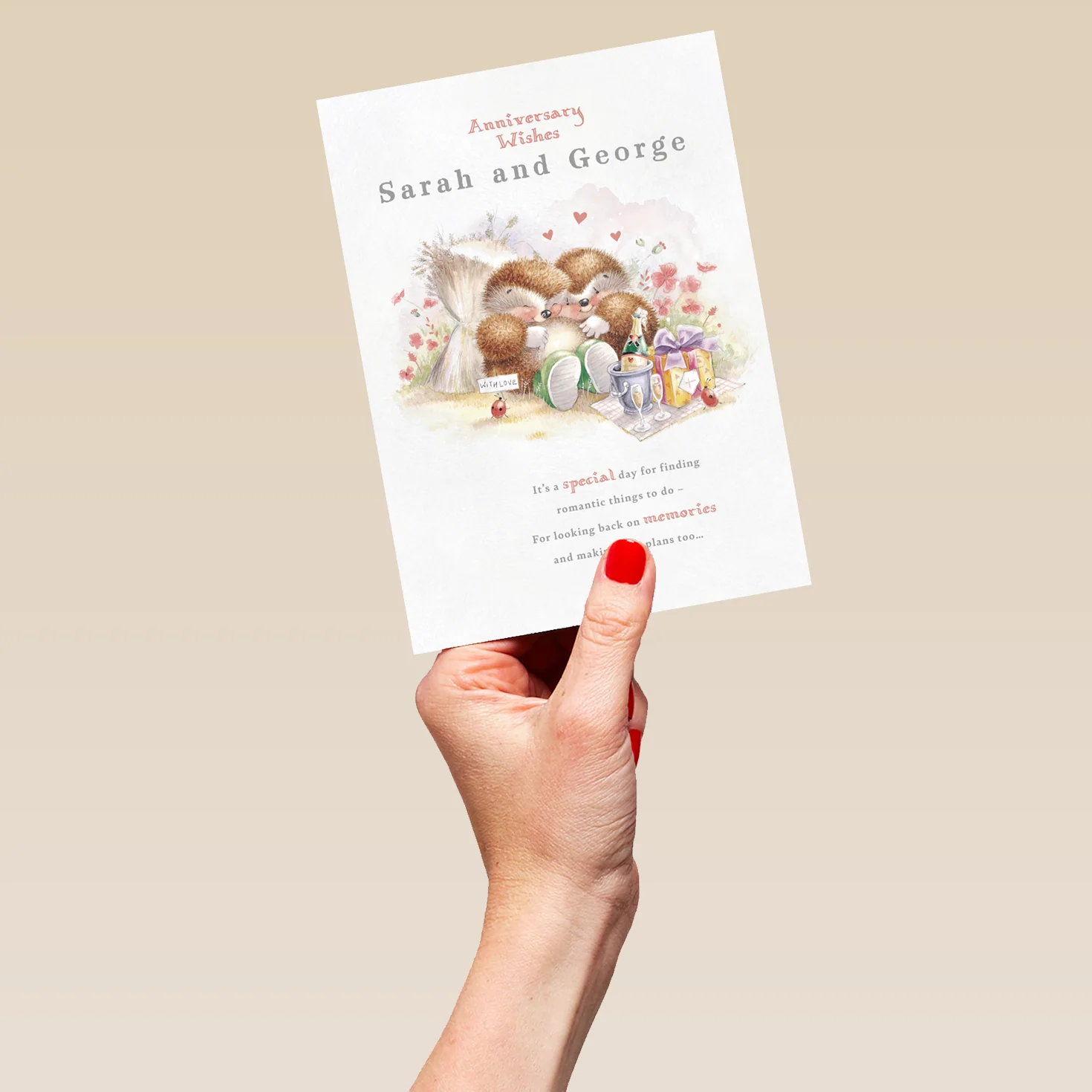 Personalised & Editable Country Companions Anniversary Card - Image 5