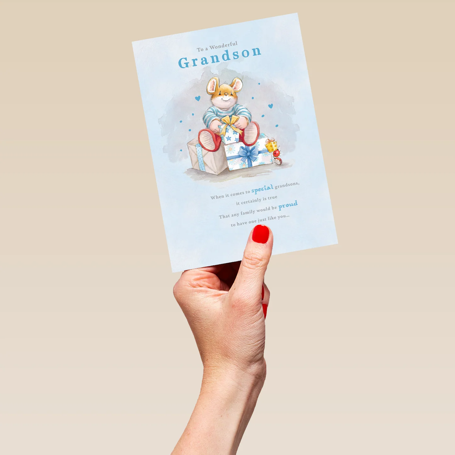 Personalised & Editable Country Companions Birthday Card for Grandson - Image 5
