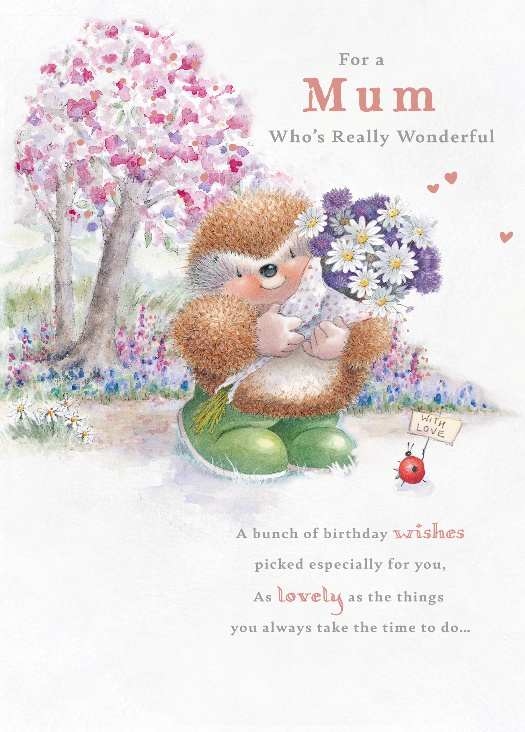 Personalised & Editable Country Companions Birthday Card for Mum