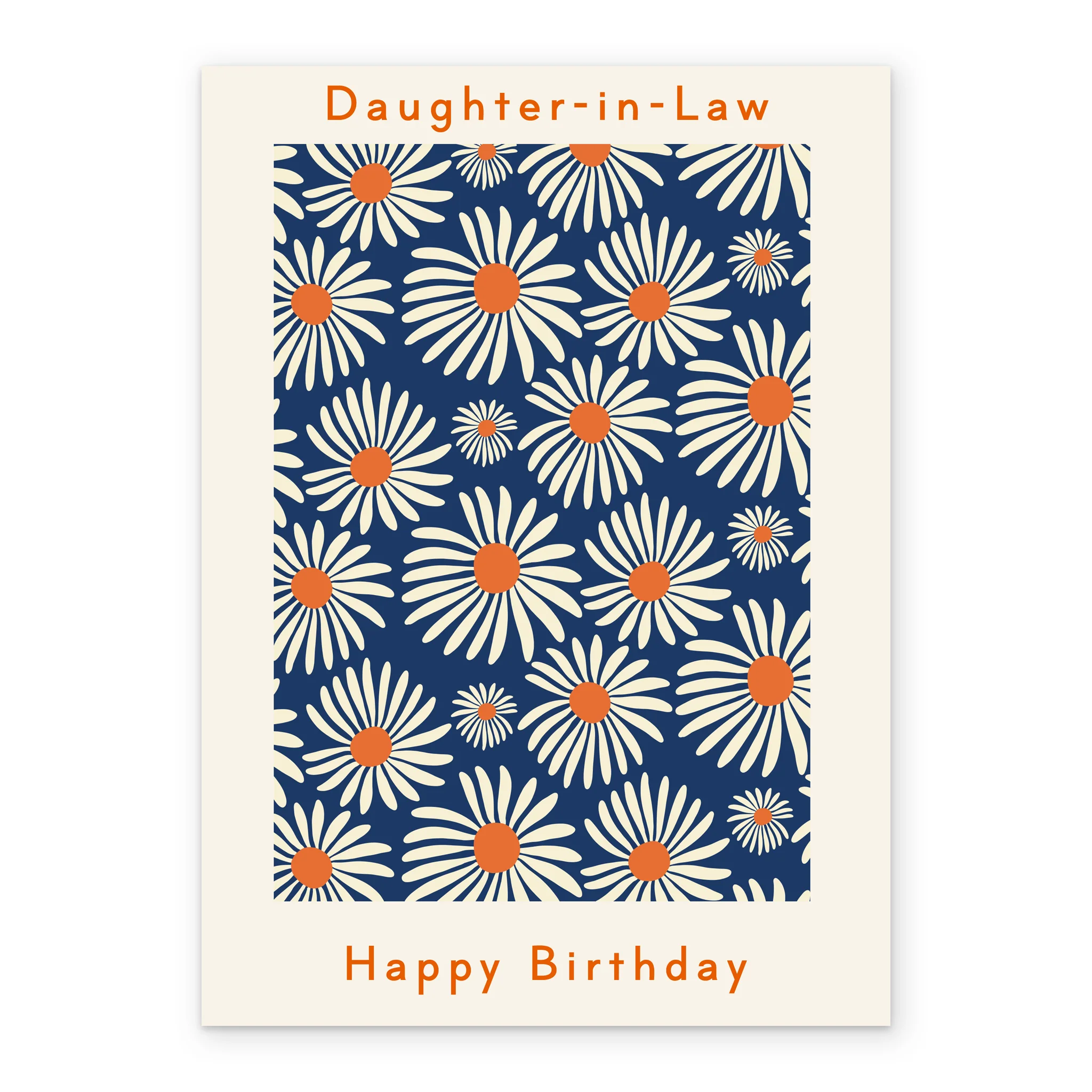 Personalised & Editable Daisies Daughter in Law Birthday Card - Image 2