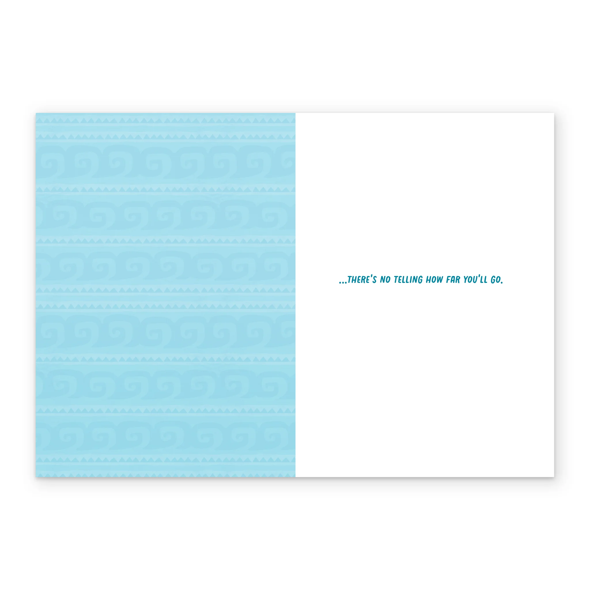 Personalised Editable Disney Moana Oceanic art Kids Birthday Card - Image 3