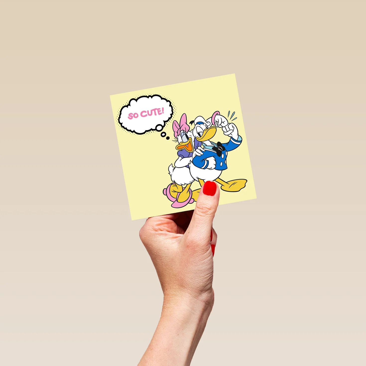 Personalised & Editable Donald & Daisy Duck Anniversary Card - Image 4
