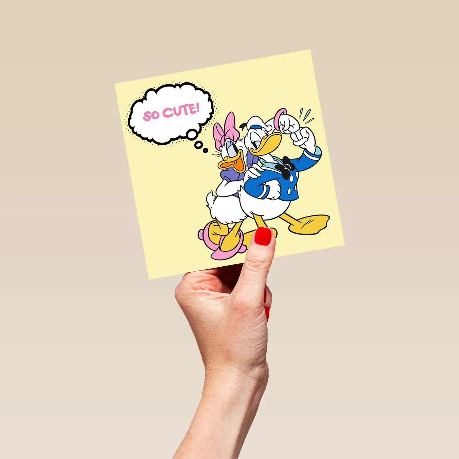 Personalised & Editable Donald & Daisy Duck Anniversary Card - Image 5