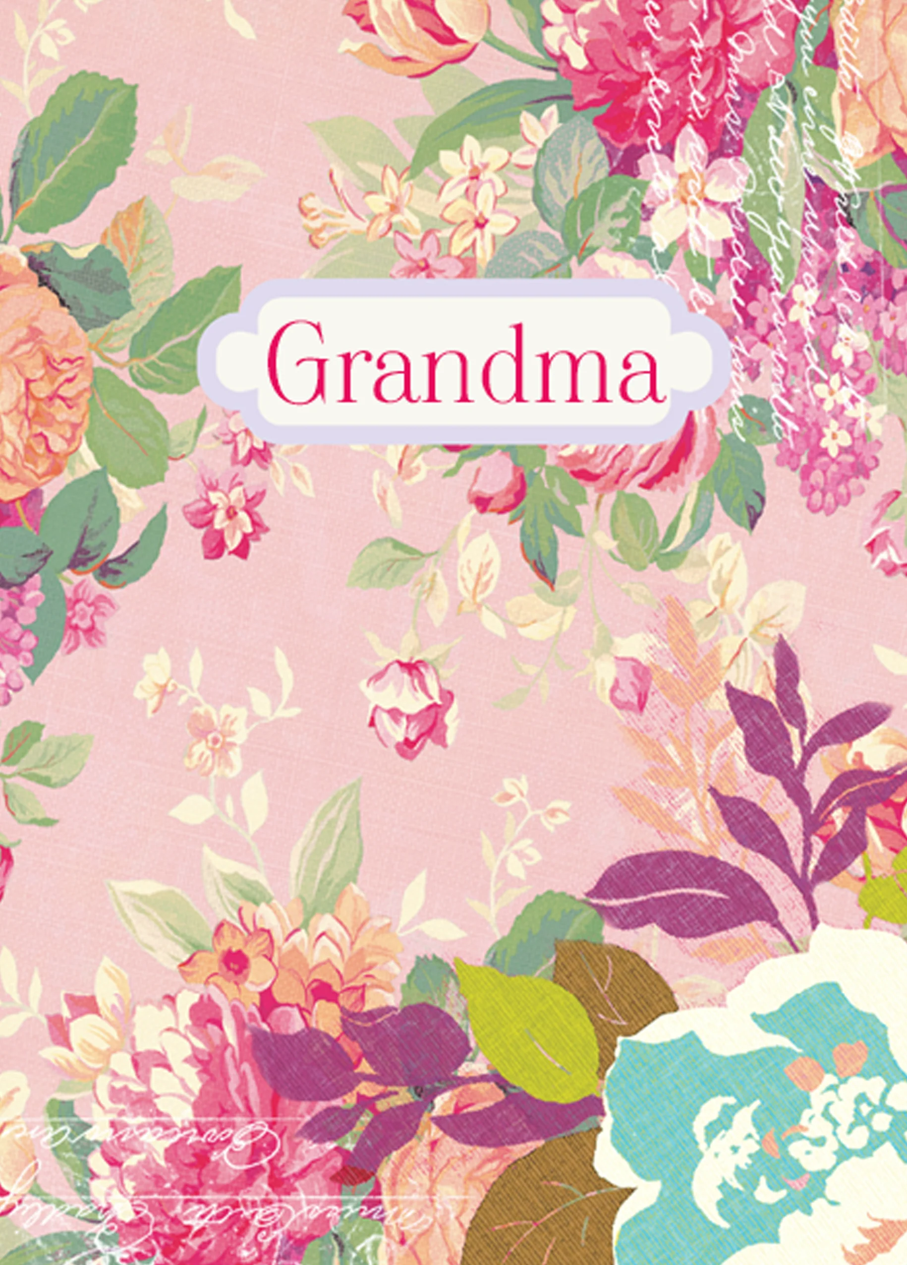 Personalised Editable Floral Birthday Card For Grandma