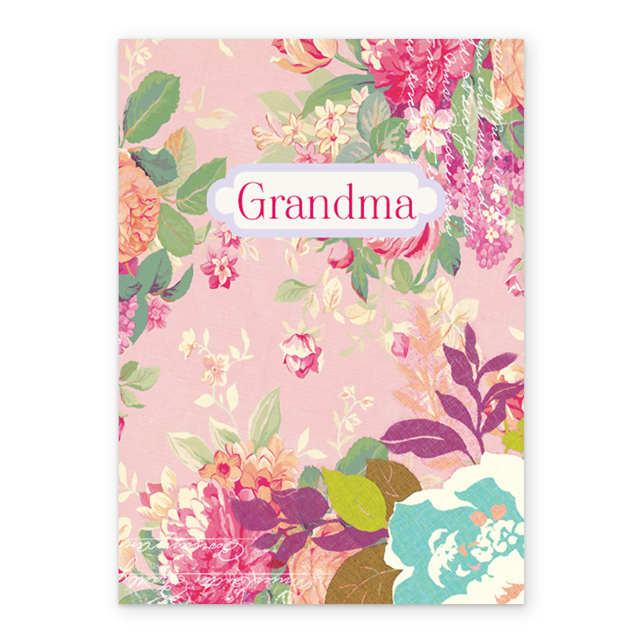 Personalised Editable Floral Birthday Card For Grandma - Image 2