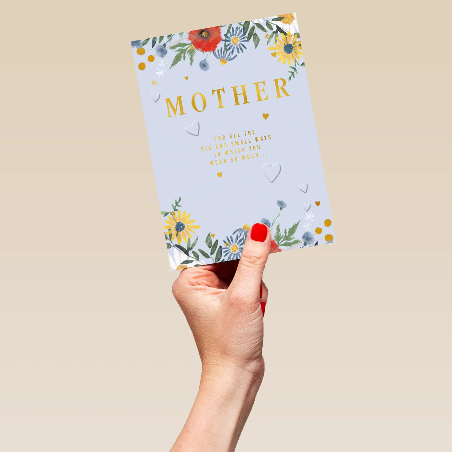 Personalised & Editable Florals Mother Birthday Card - Image 5