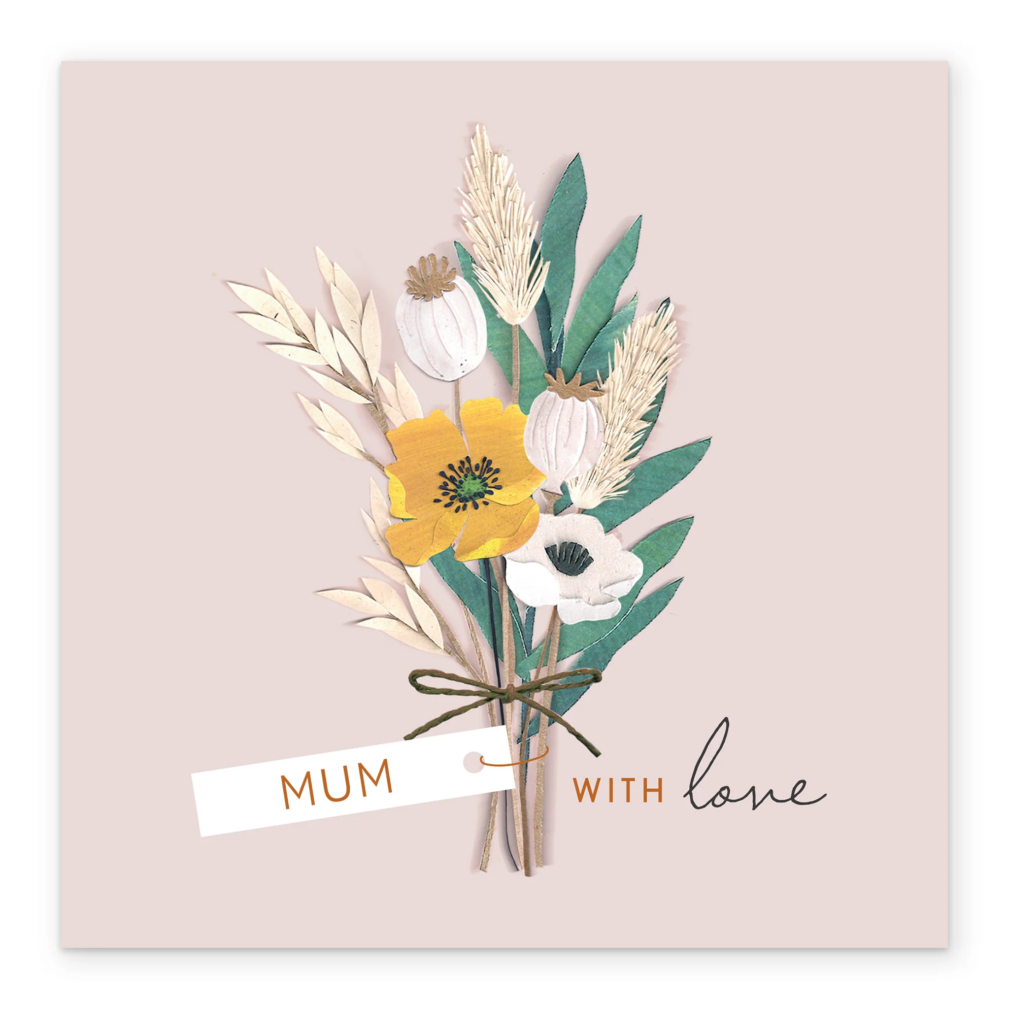 Personalised Editable Flower Arrangement Mother's Day Card - Image 2