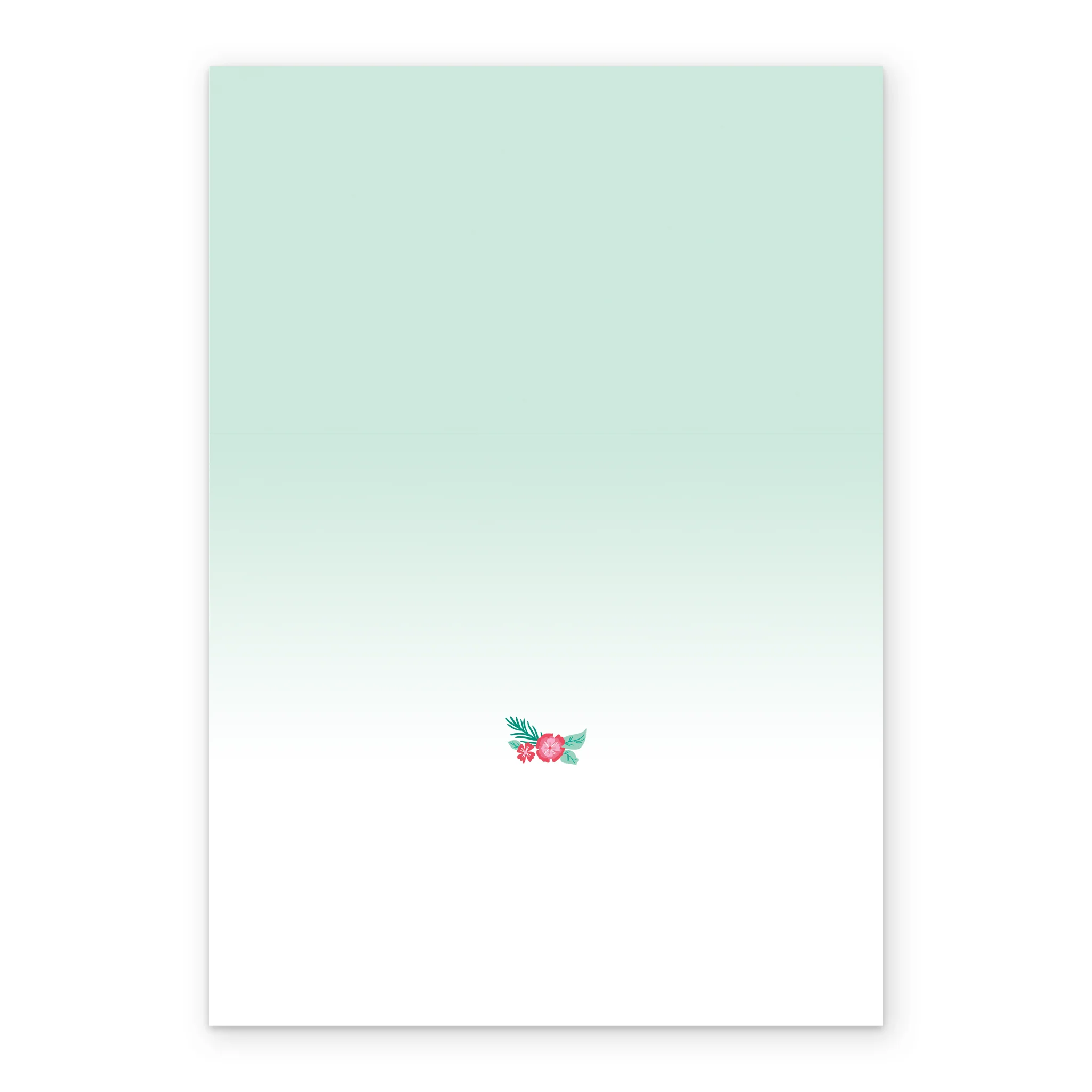Personalised Editable Flowers in Envelopes Mother's Day Card - Image 3