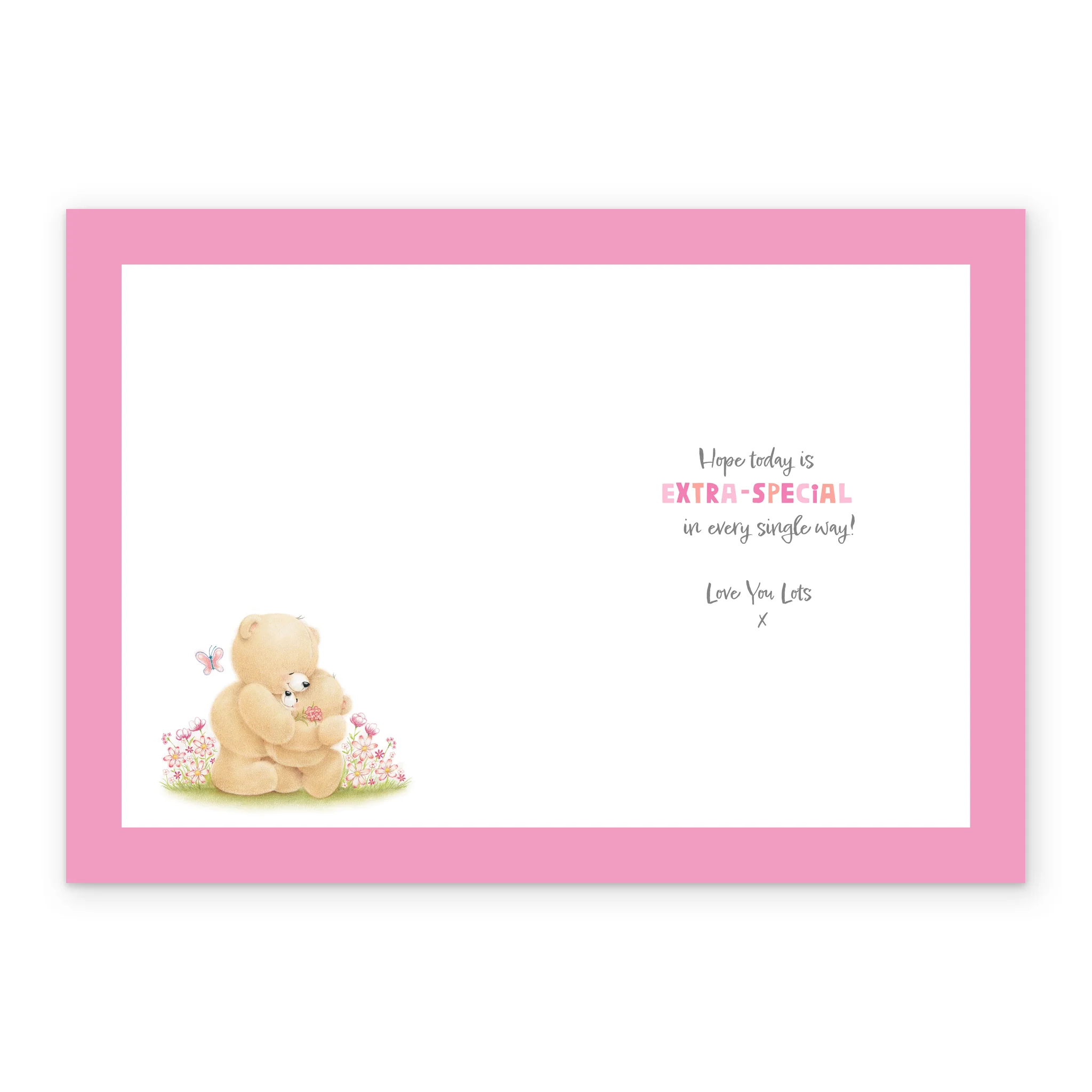 Personalised Editable Forever Friends Bear Mother's Day Card for Nanny - Image 3