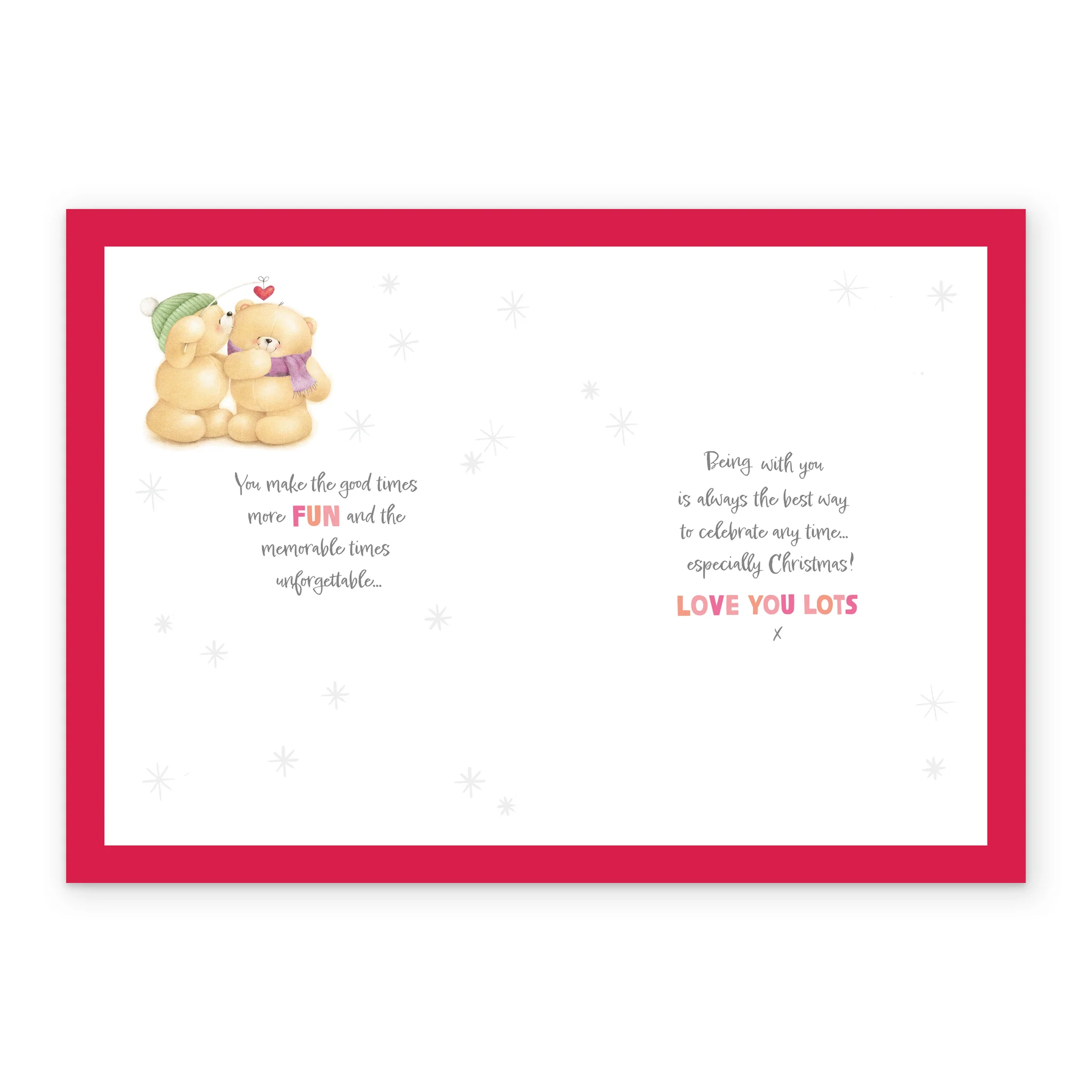 Personalised Editable Forever Friends Christmas Card for Wife - Image 3