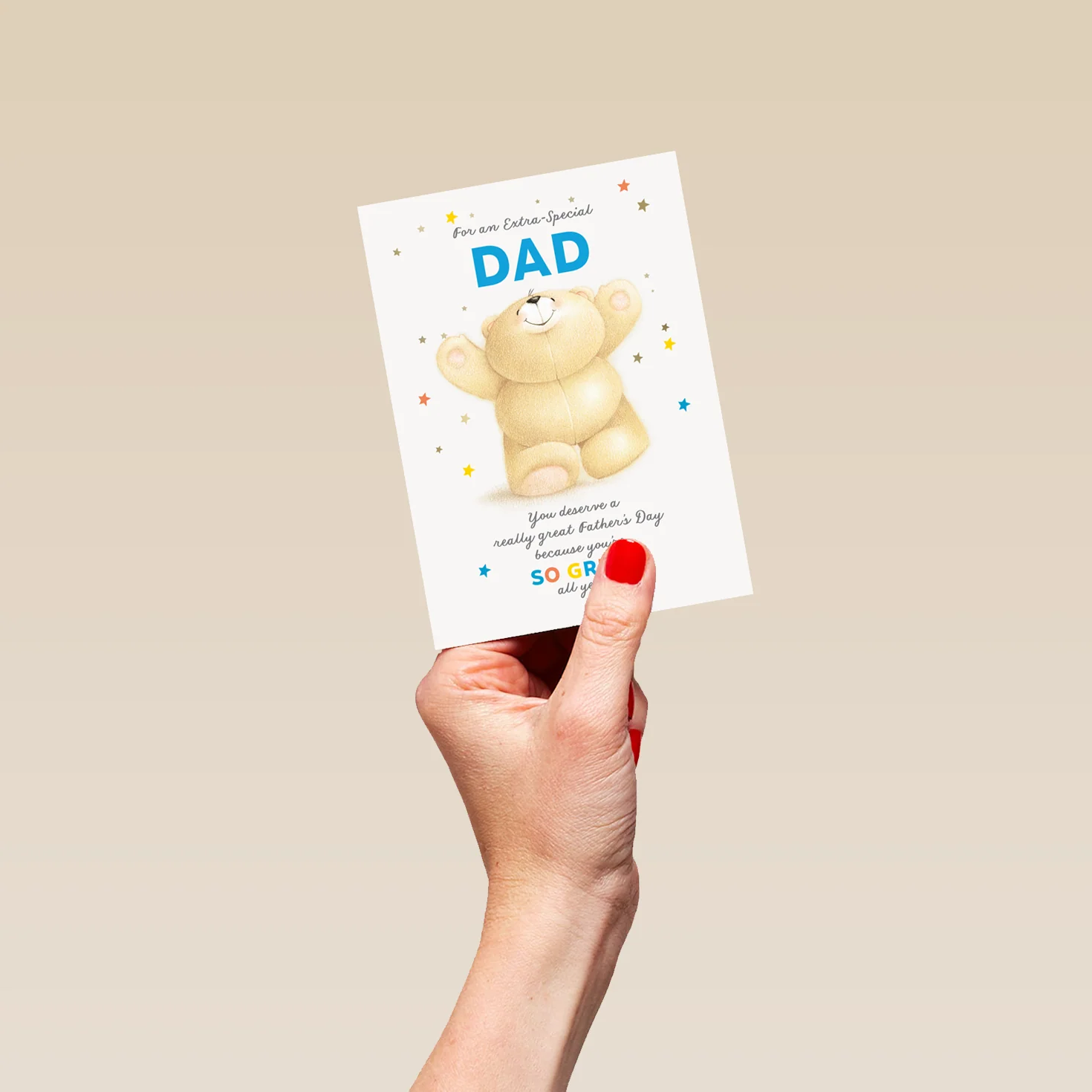 Personalised & Editable Forever Friends Father's Day Card for Dad - Image 4