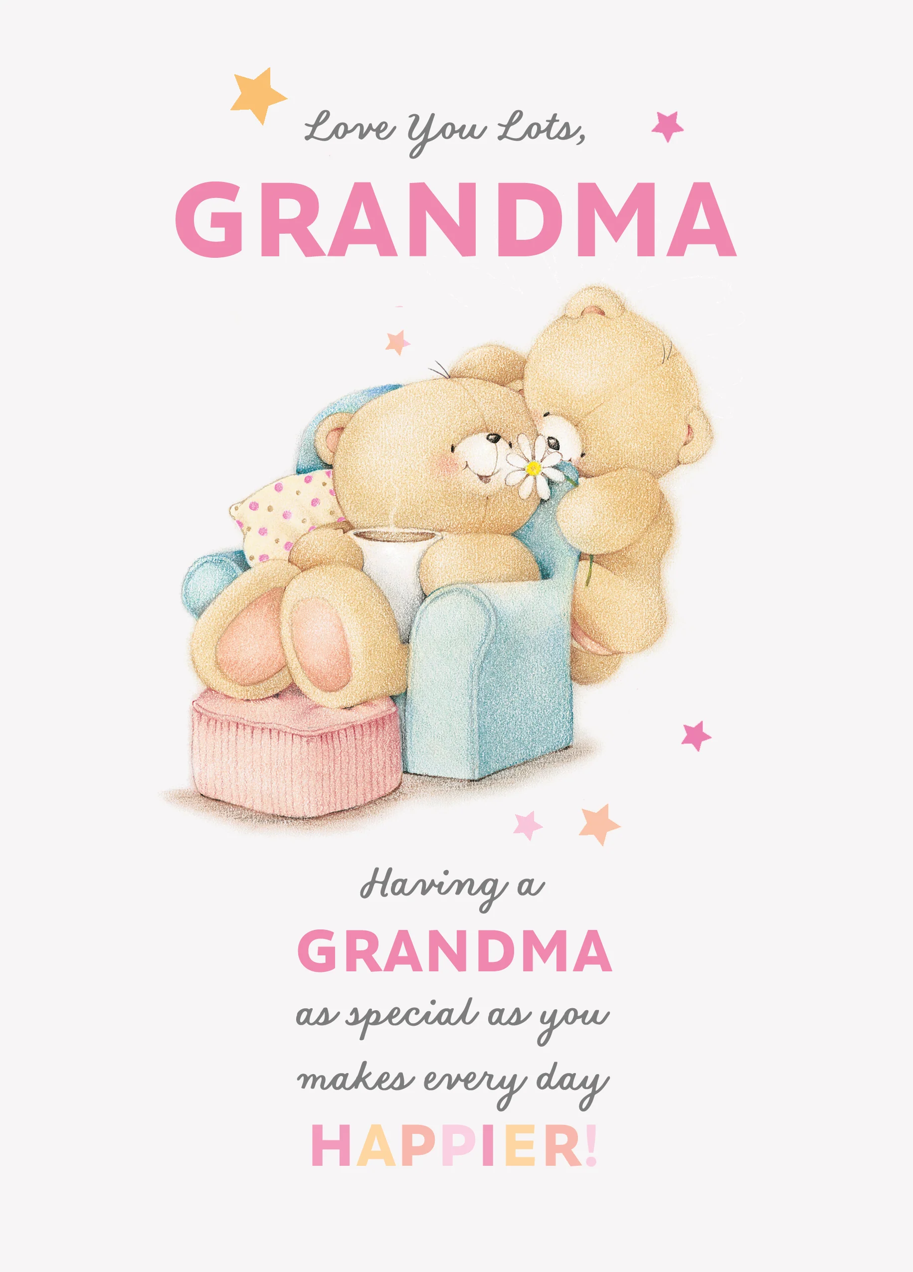 Personalised Editable Forever Friends Mother's Day Card for Grandma