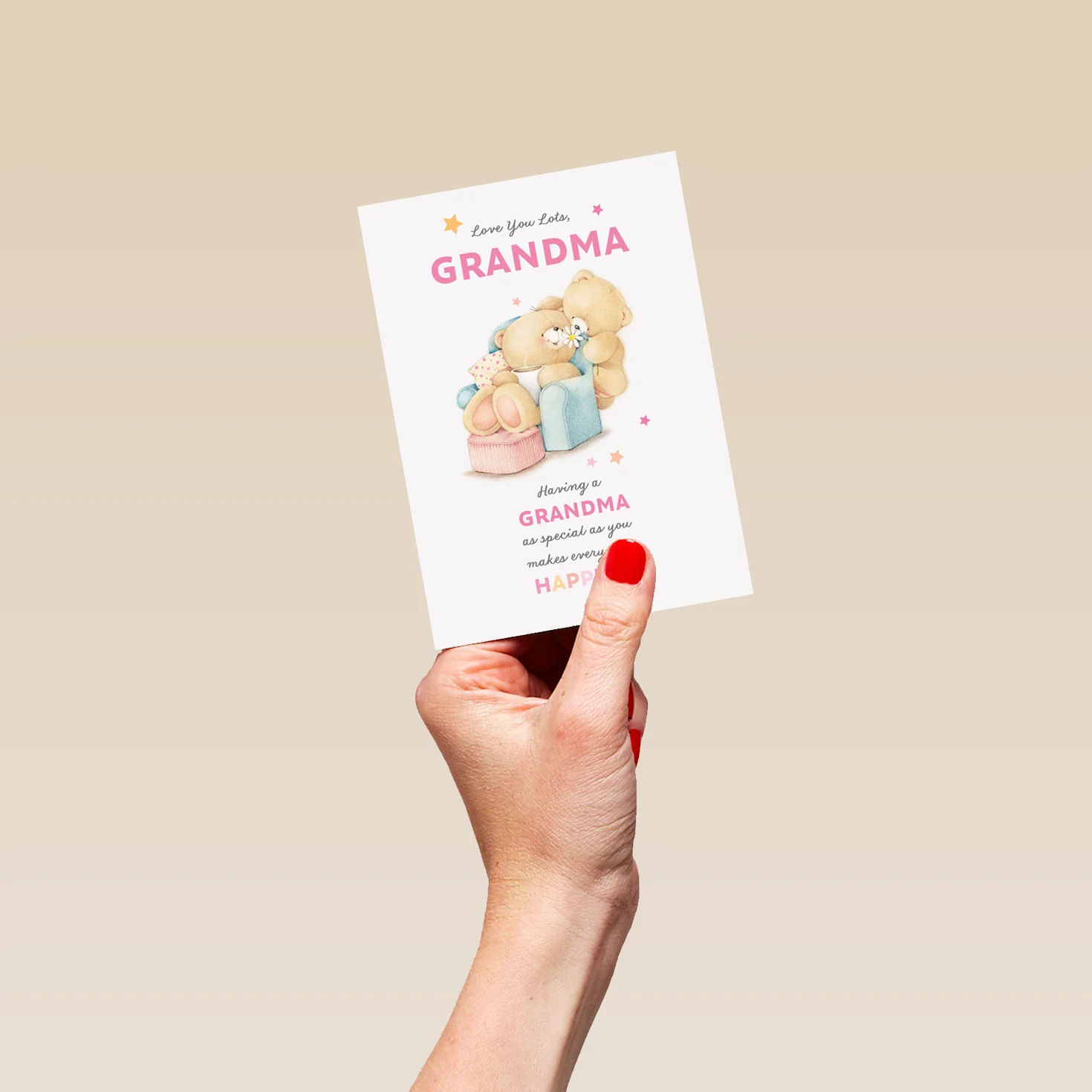 Personalised Editable Forever Friends Mother's Day Card for Grandma - Image 4