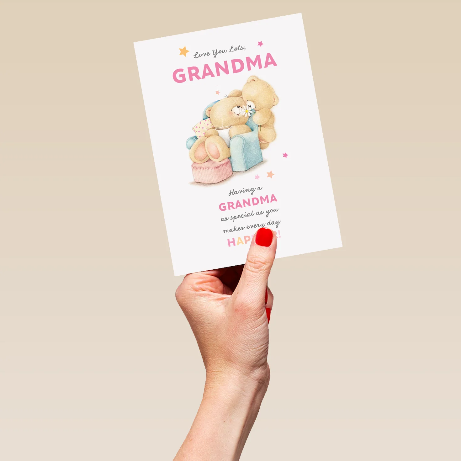 Personalised Editable Forever Friends Mother's Day Card for Grandma - Image 5