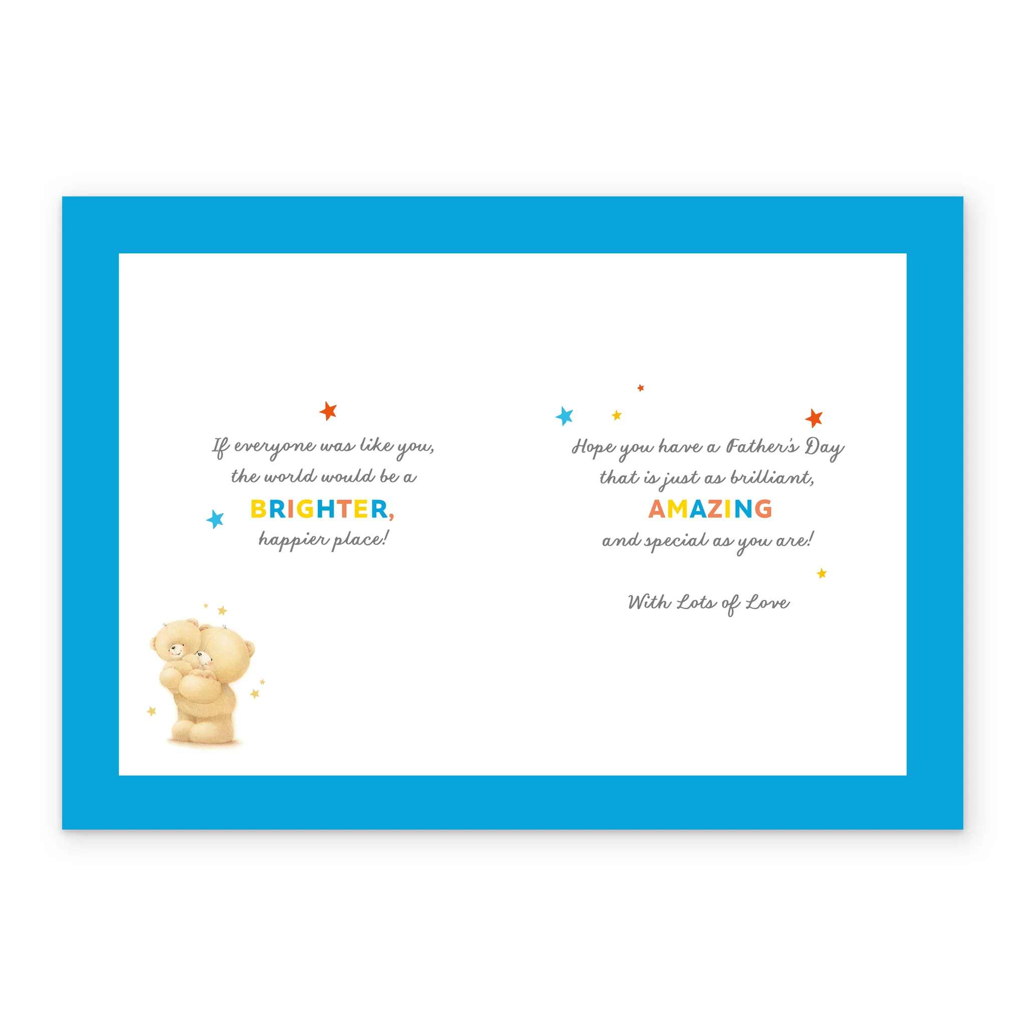 Personalised & Editable Forever Friends Photo Upload Star Frame Father's Day Card - Image 3