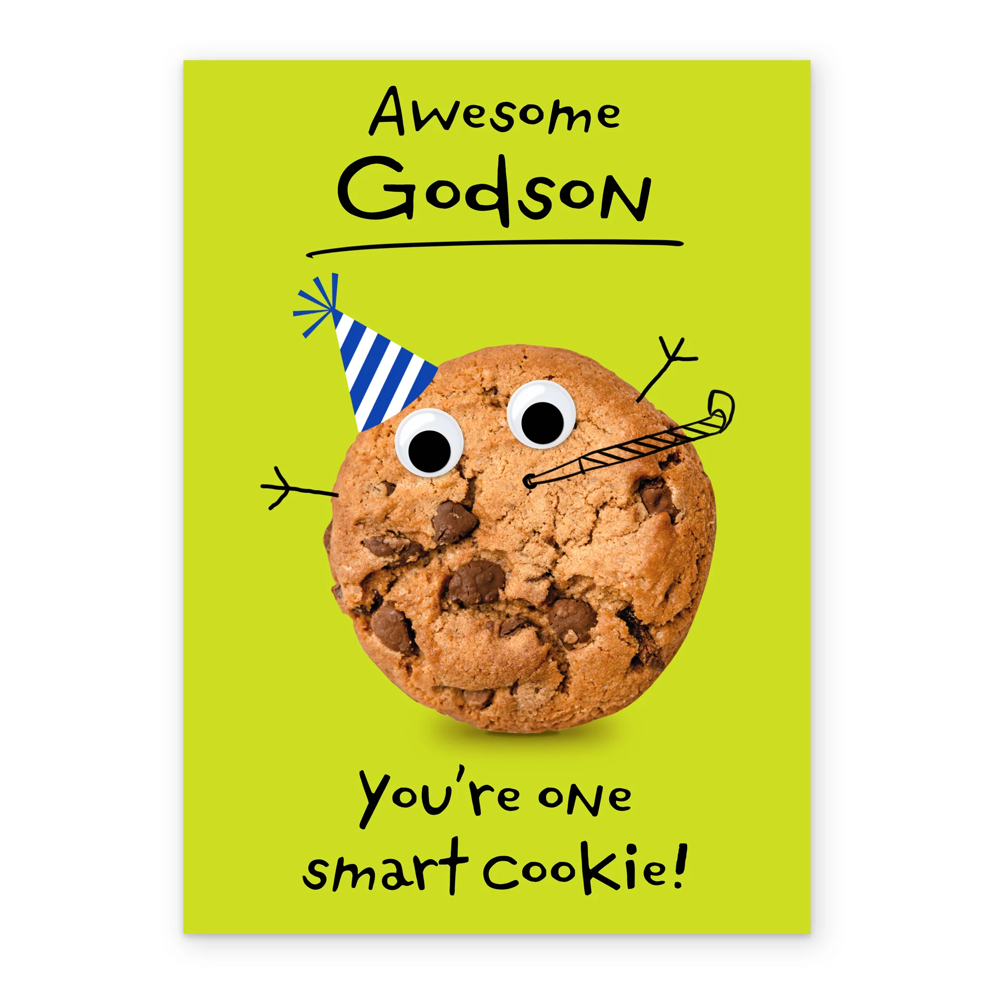 Personalised & Editable Funny Cooker Godson Greeting Card - Image 2