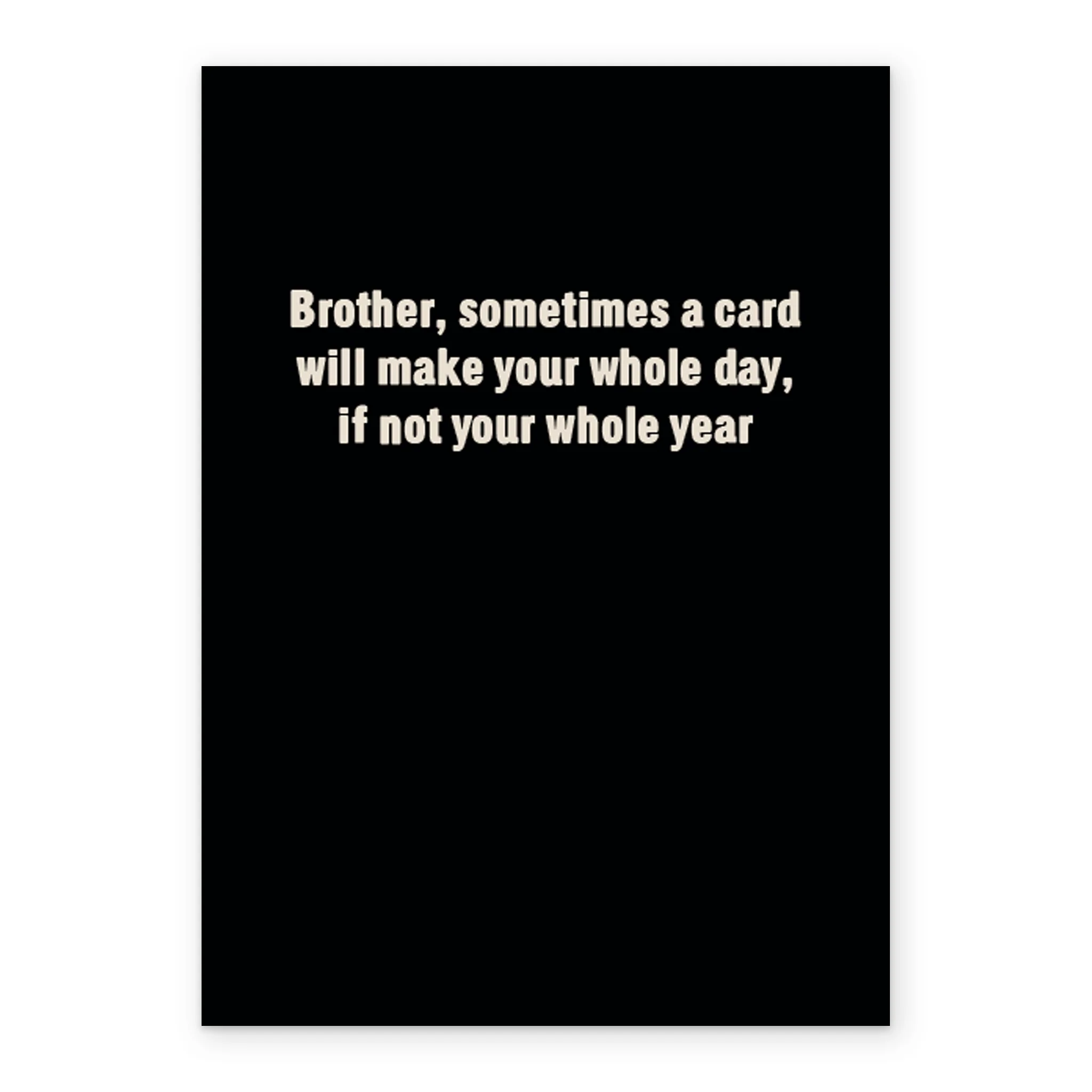 Personalised Editable Funny Deserves More Brother Card - Image 2