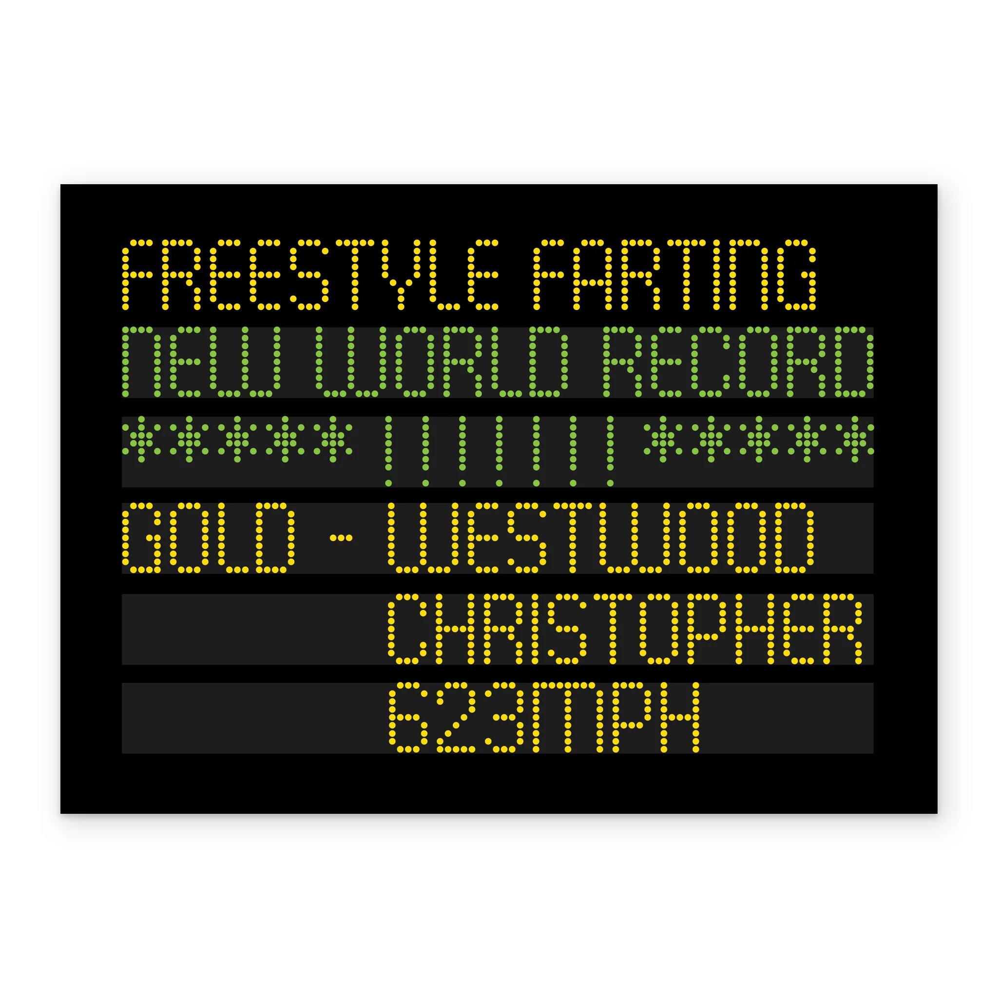 Personalised & Editable Funny LED Scoreboard Greeting Card - Image 2
