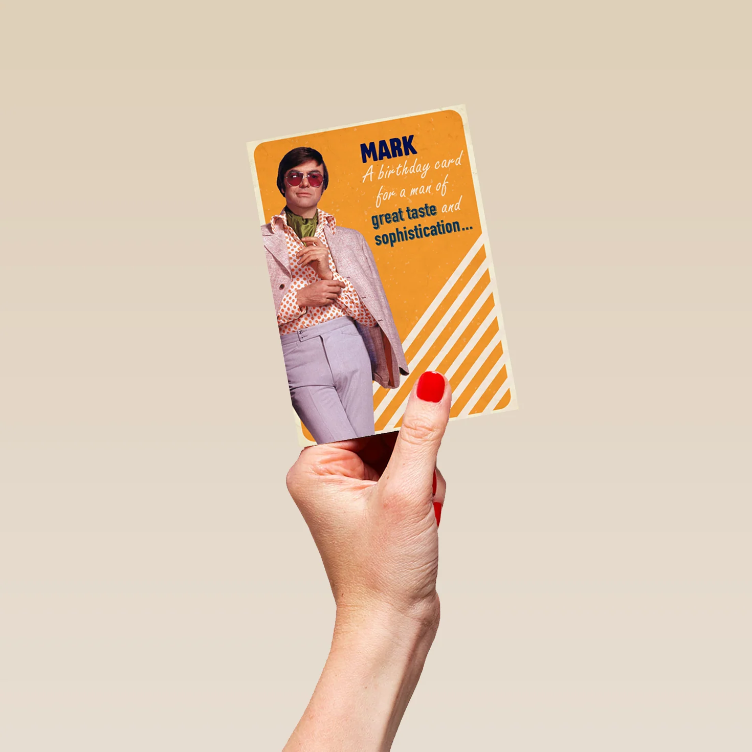 Personalised Editable Funny Retro Style Birthday Card - Image 4