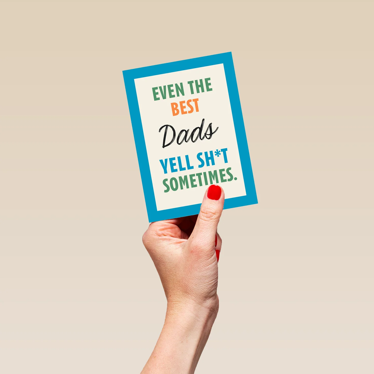 Personalised Editable Funny Swearing Father's Day Card - Image 4